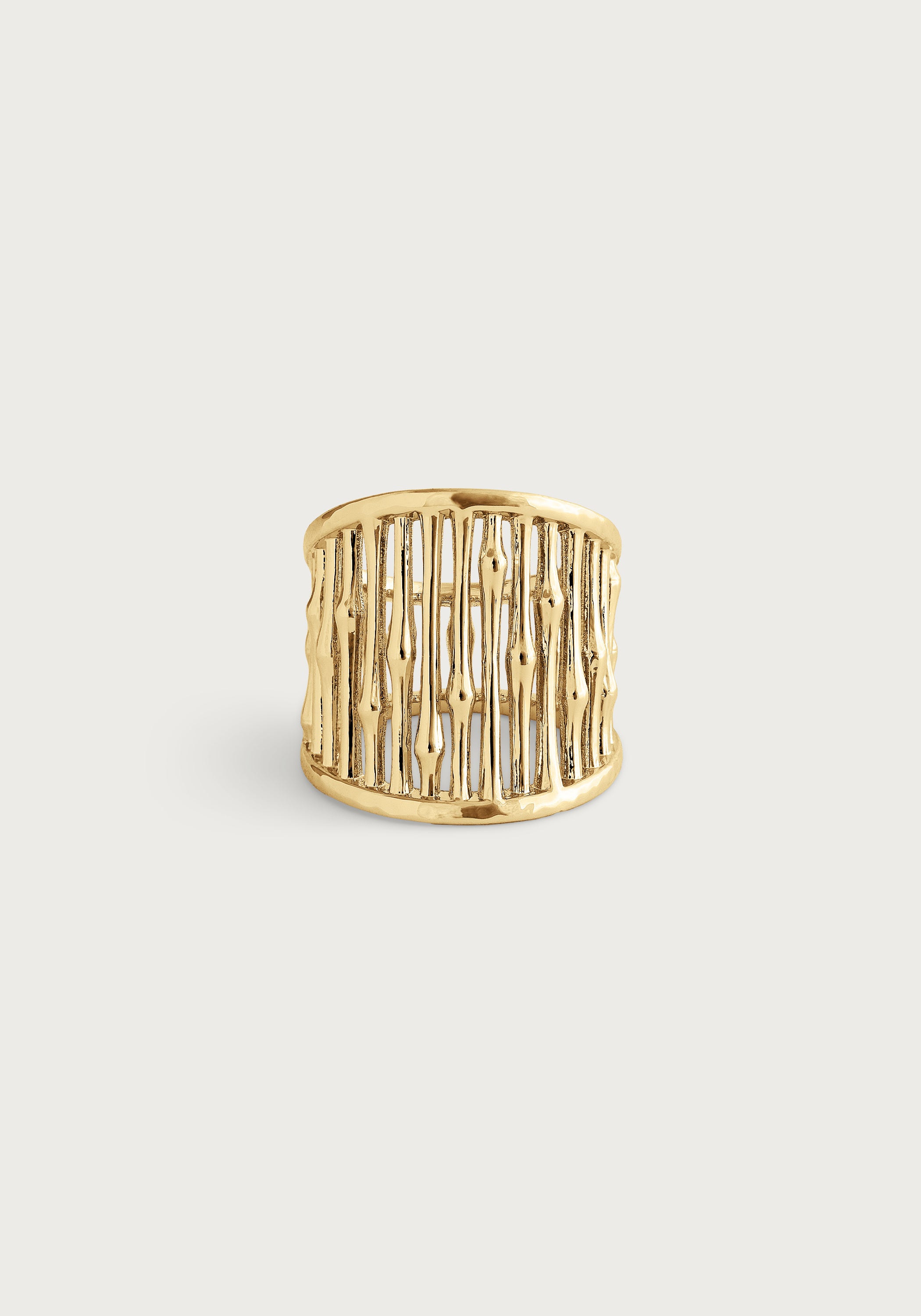 Bamboo Wide Ring – Anabel Aram