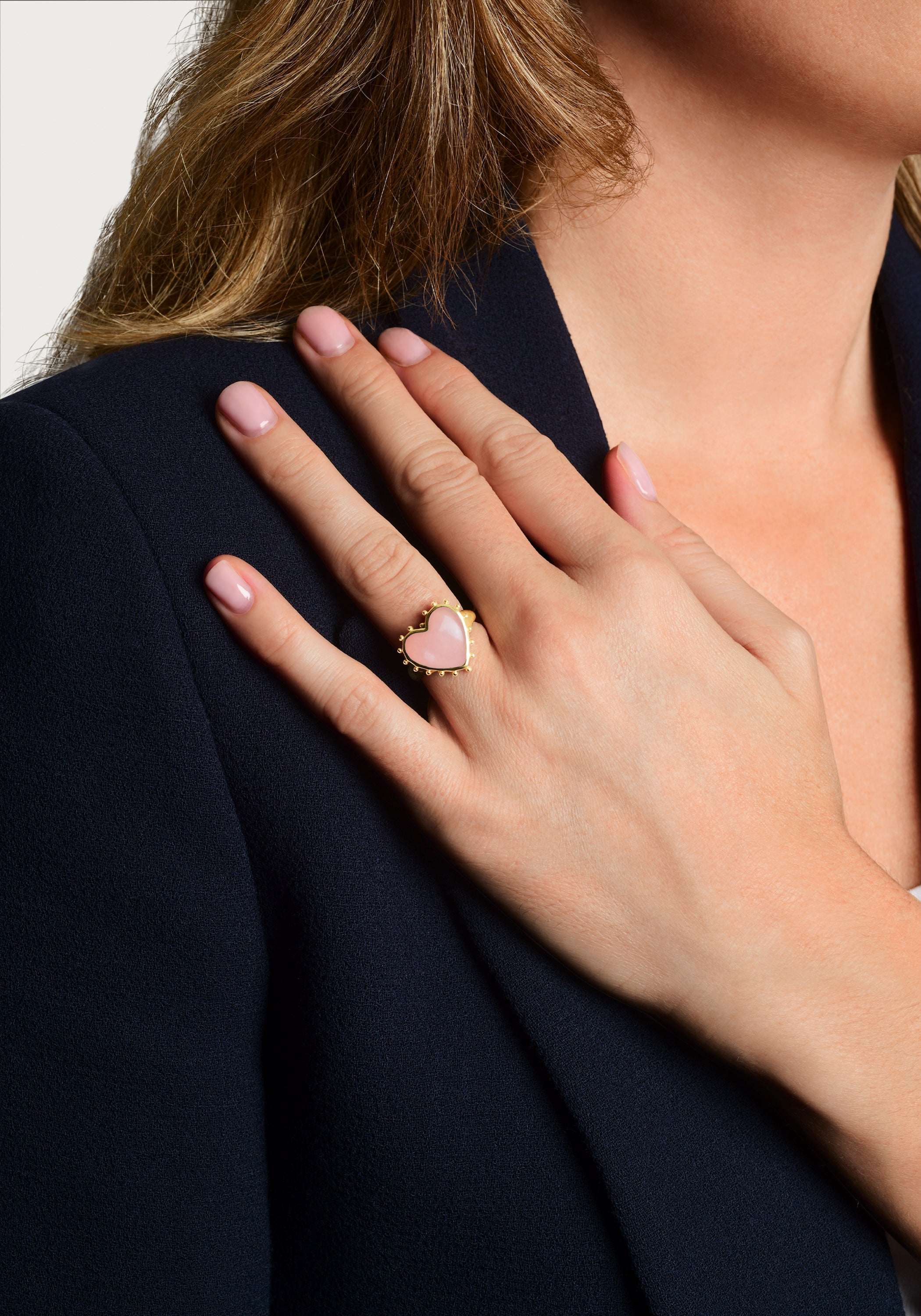 Heart With Stone Ring