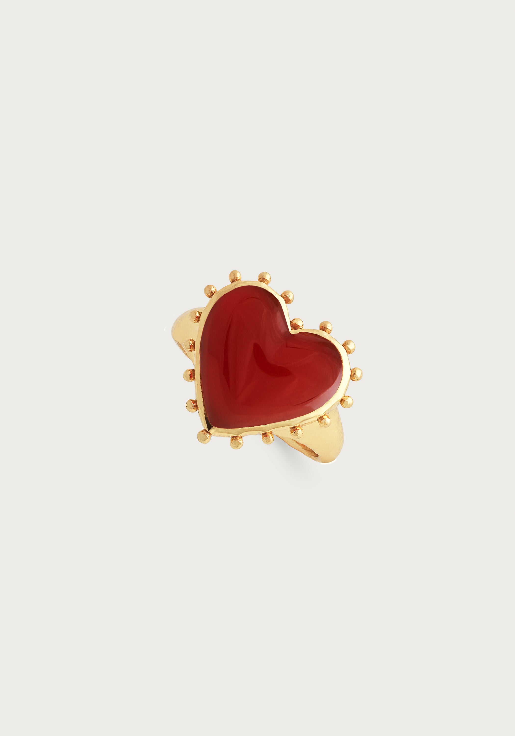 Heart With Stone Ring