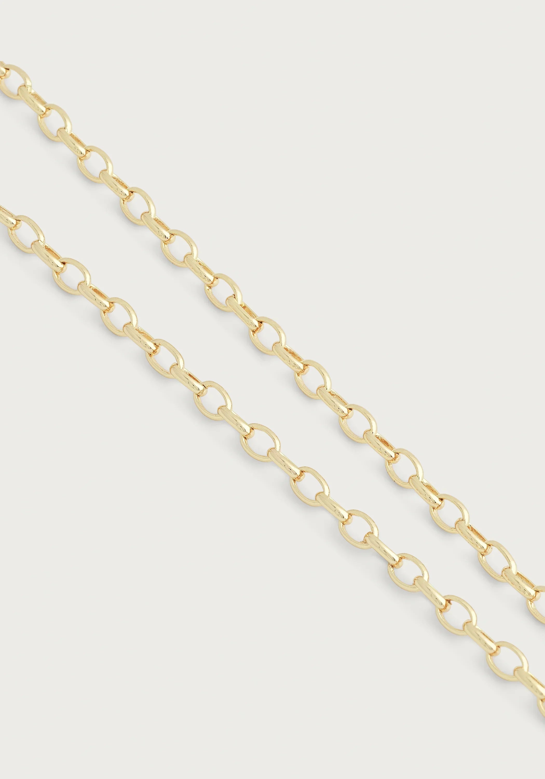 Pendant Chain Necklace, Gold
