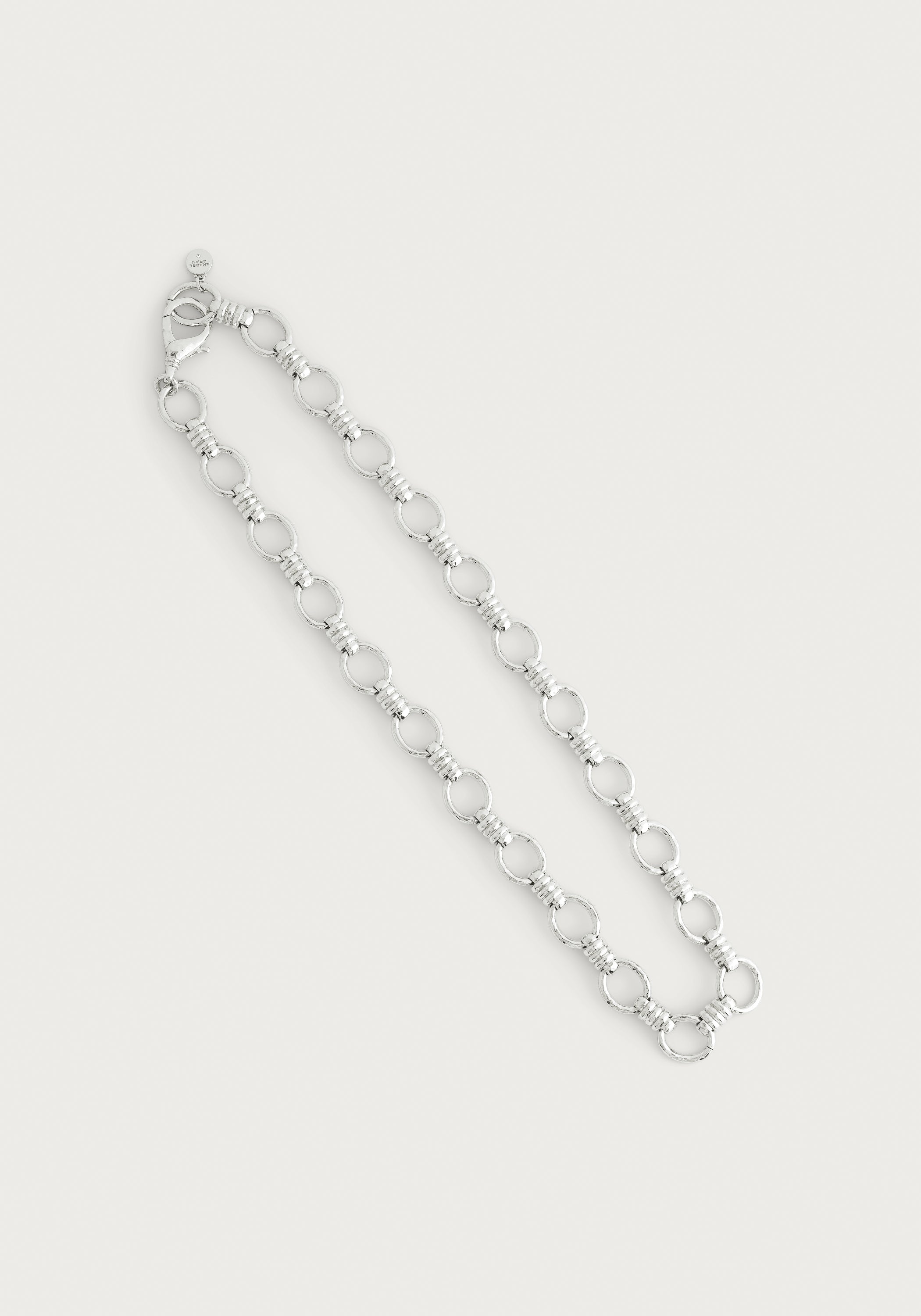 SSUR バナナ necklace/silver Neptune Chain Necklace, Silver - Anabel Aram