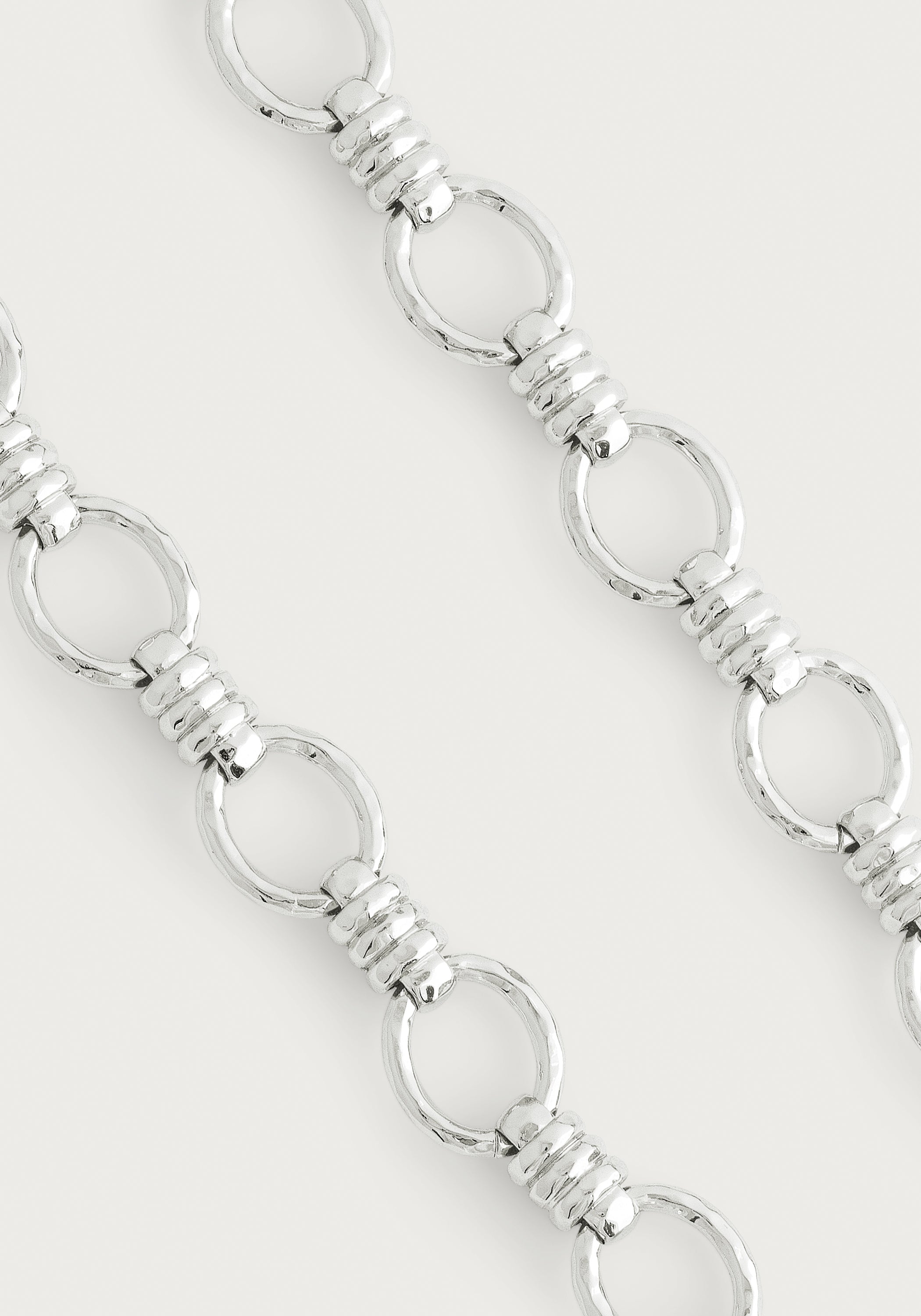 SSUR バナナ necklace/silver Neptune Chain Necklace, Silver - Anabel Aram