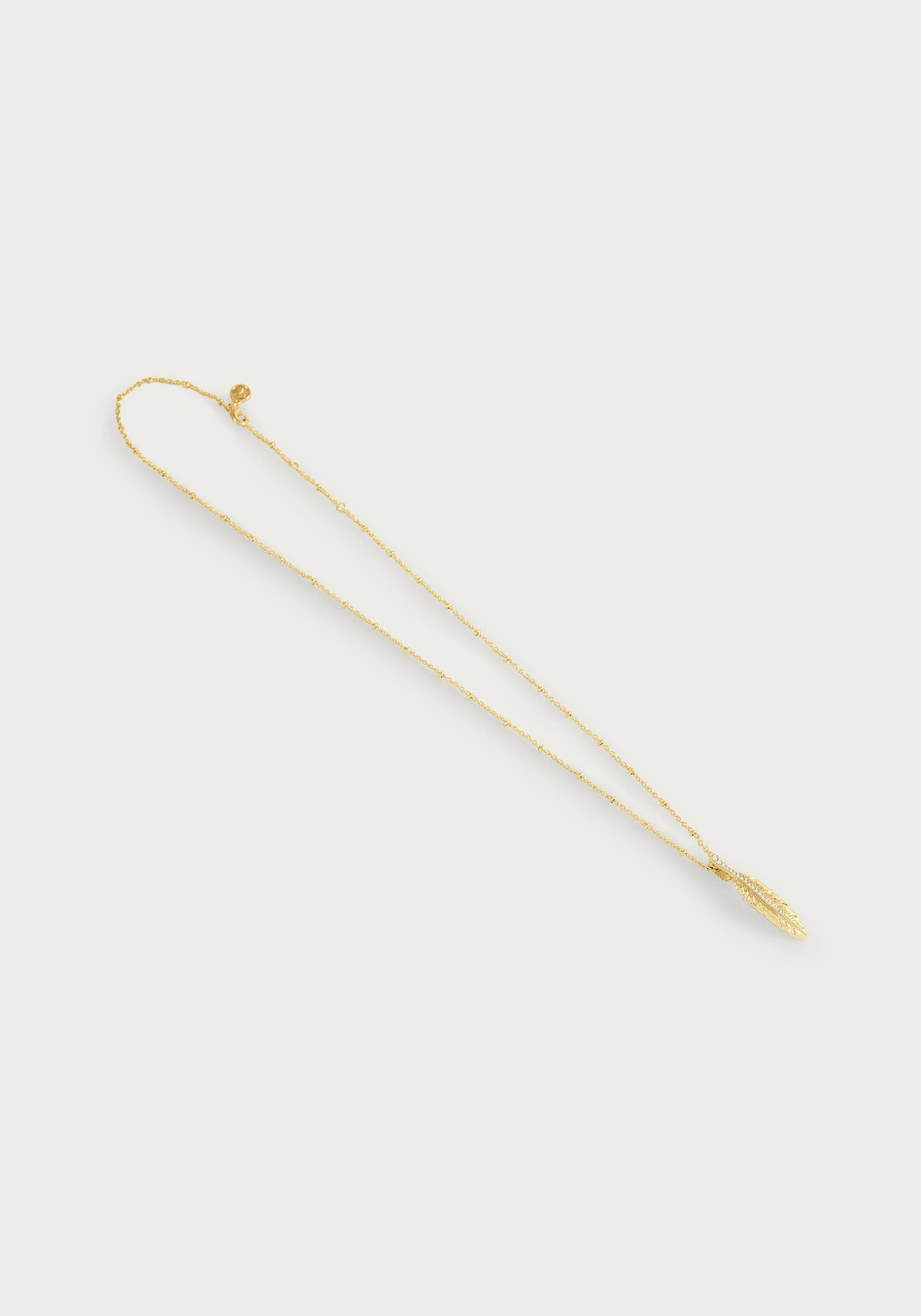 Feather Small Pendant Necklace