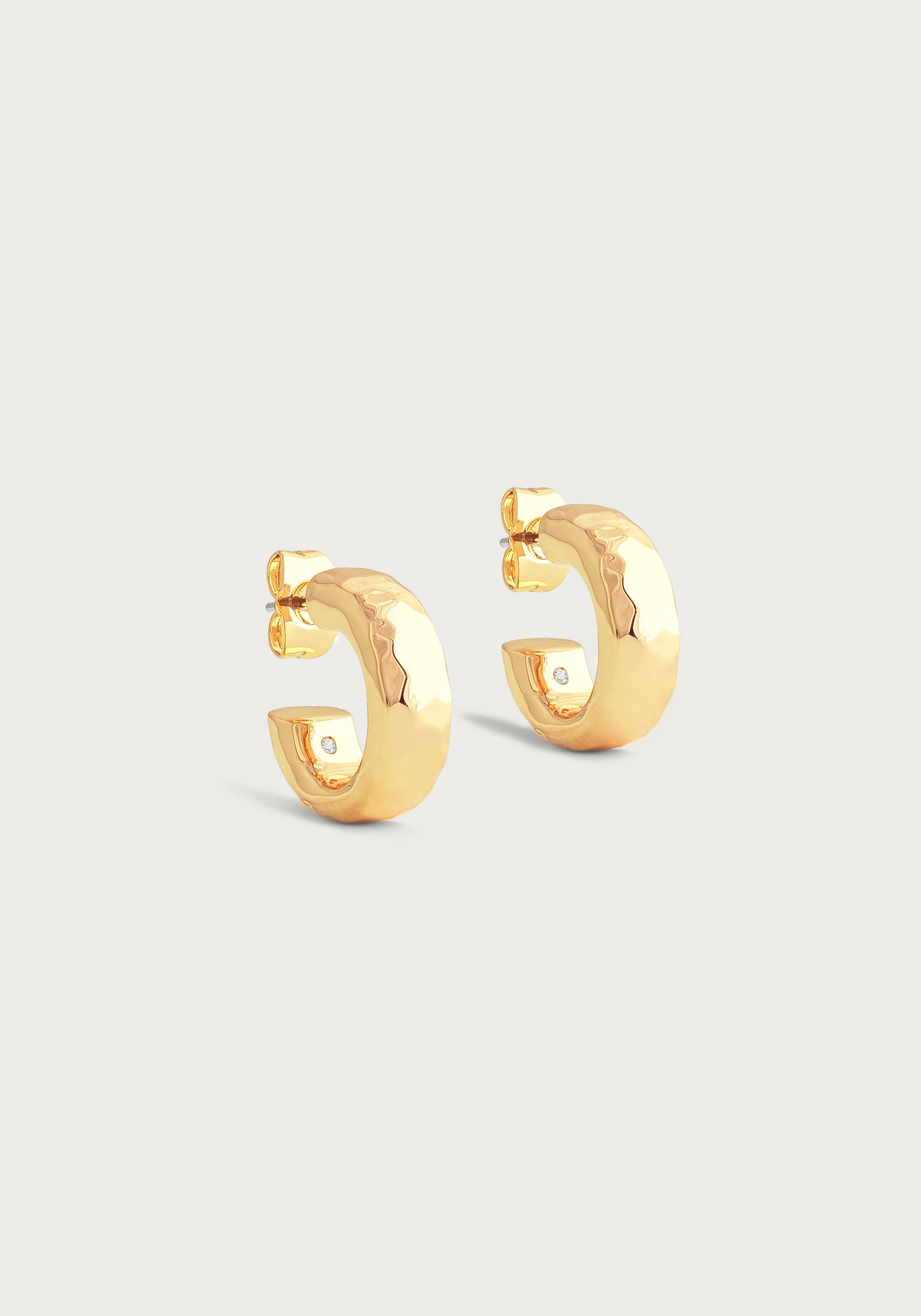 Farrier Huggie Hoop Earrings