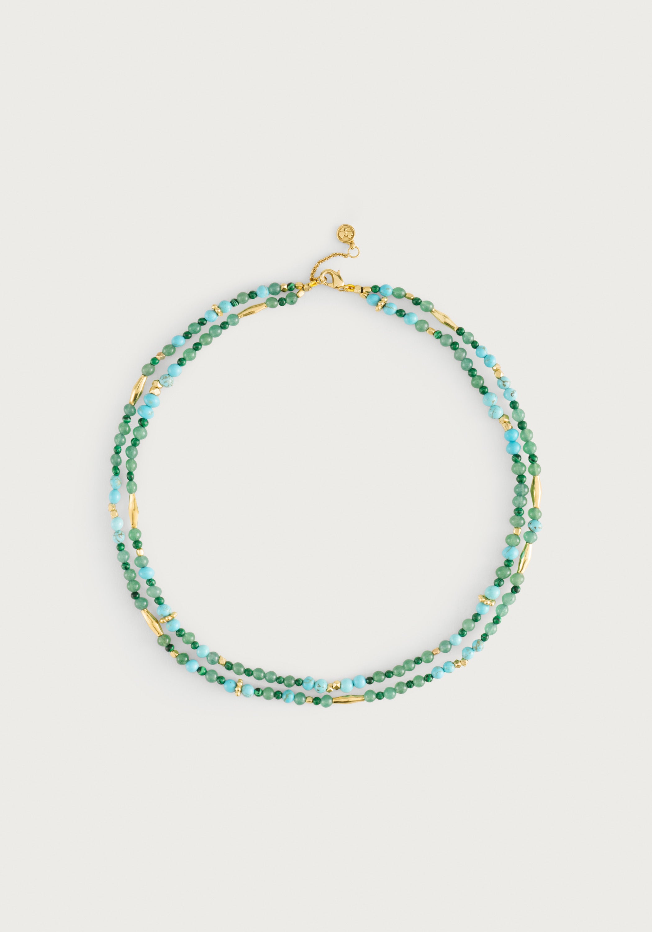 Milos Beaded Necklace - Turquoise – Anabel Aram