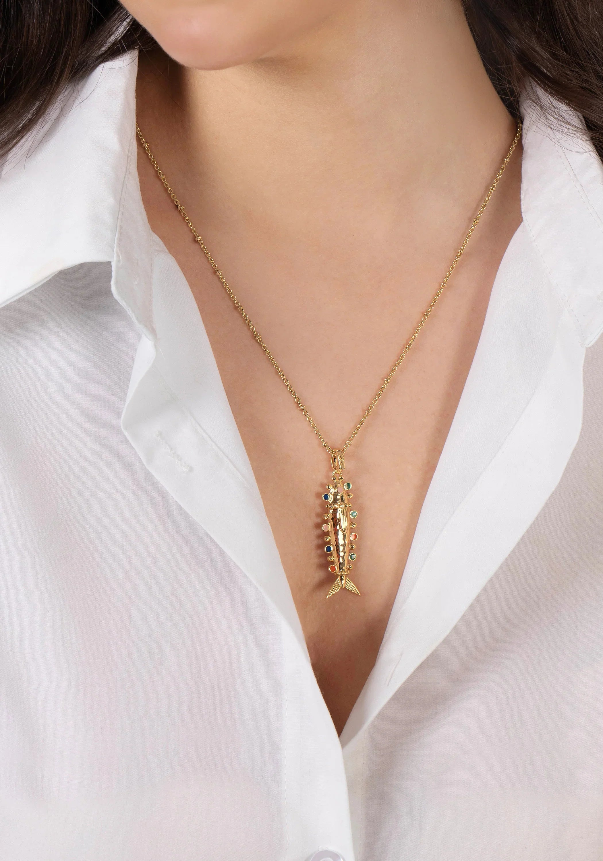 Milos Medium Fish Charm