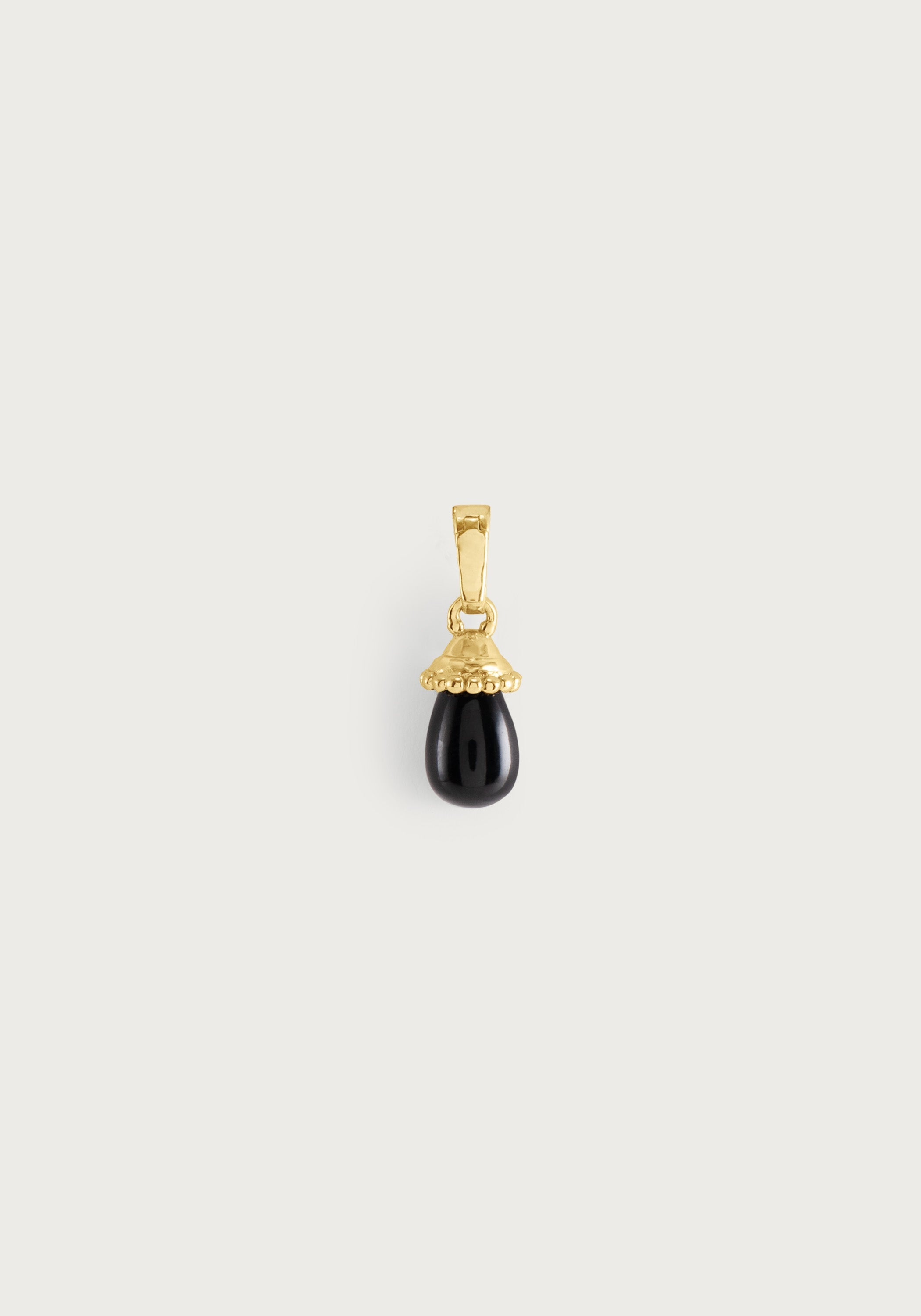 Forza Stone Drop Charm, Black Onyx – Anabel Aram