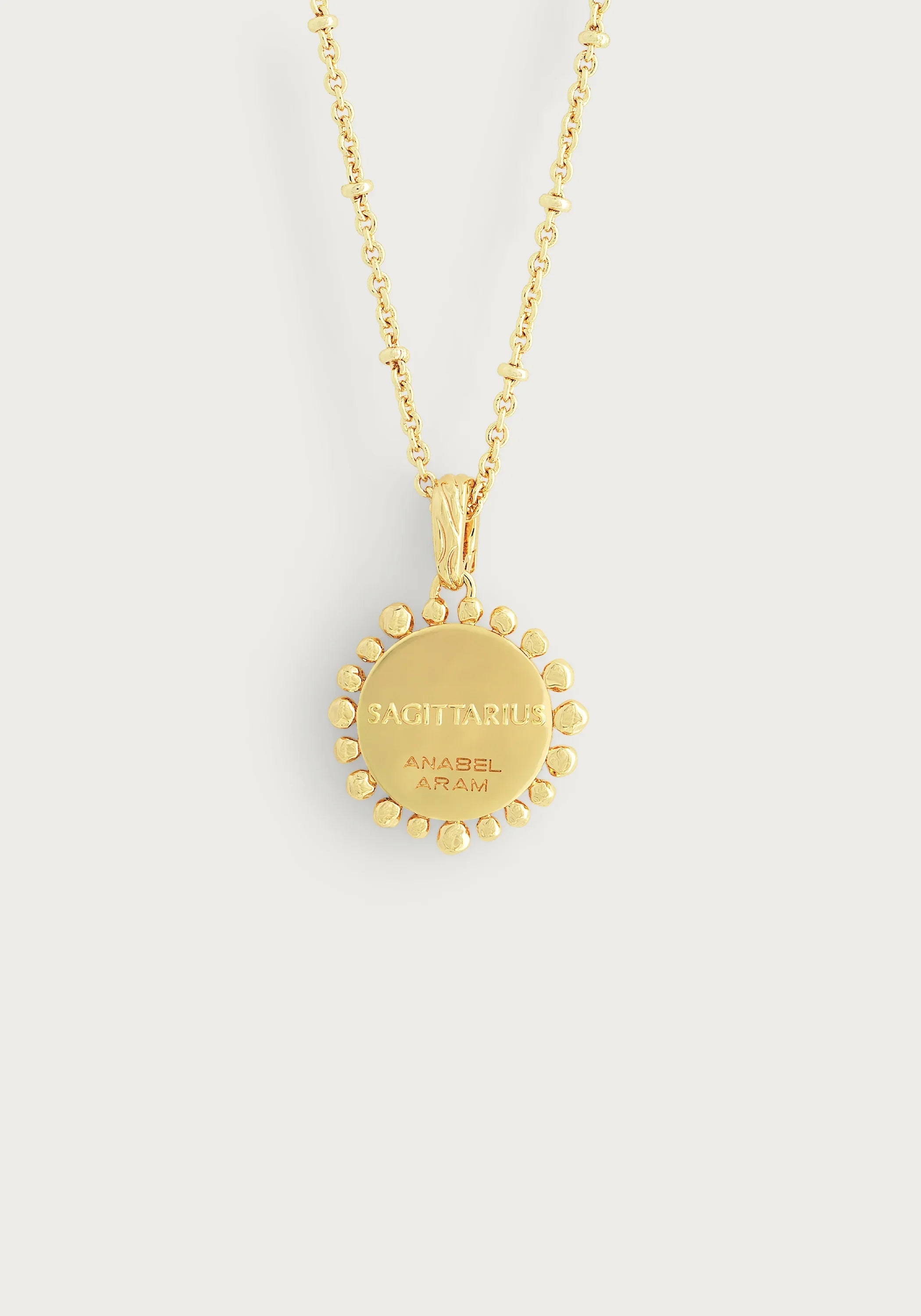 Zodiac Pendant Necklace, Sagittarius