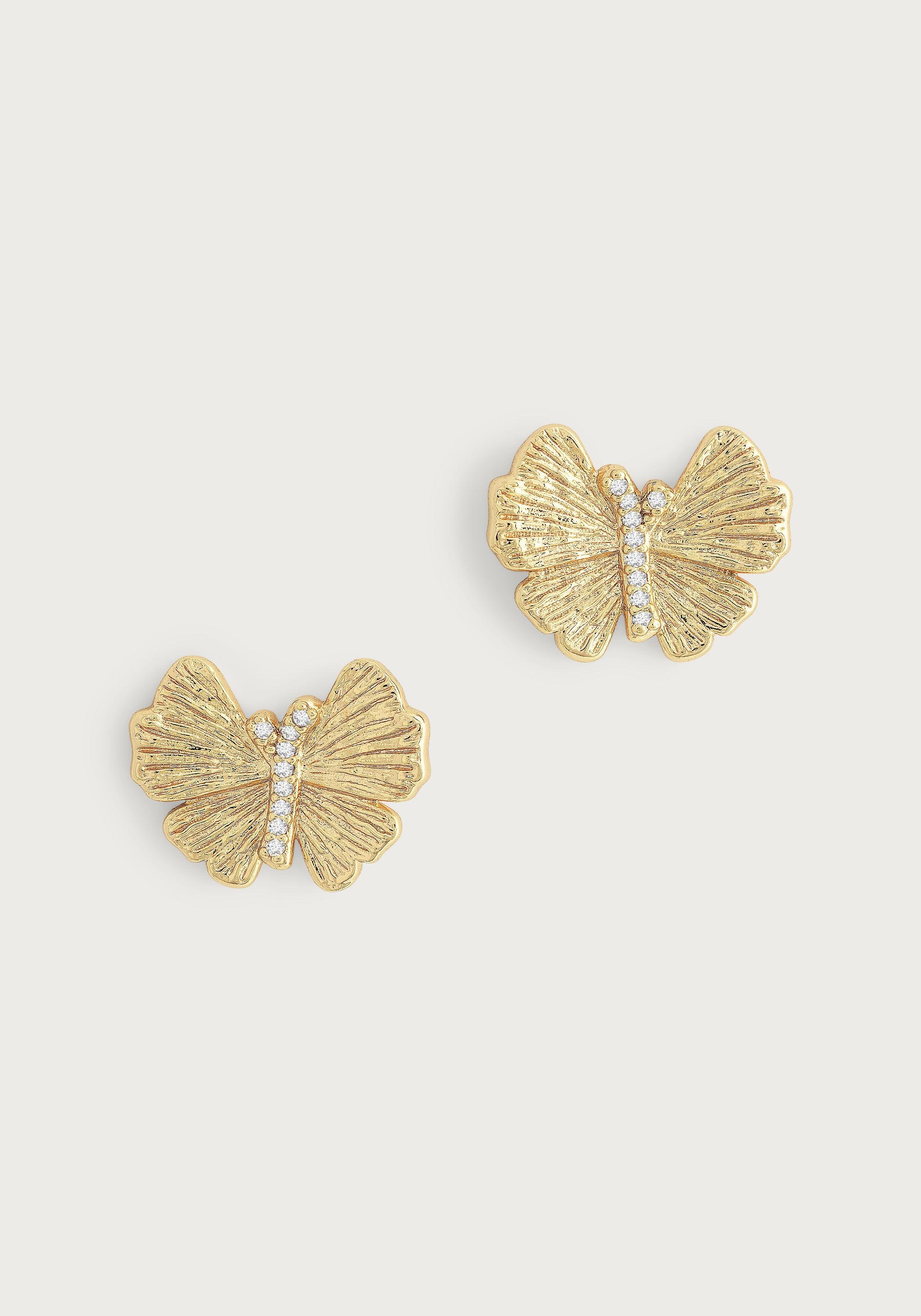 Butterfly Stud Earrings - Anabel Aram
