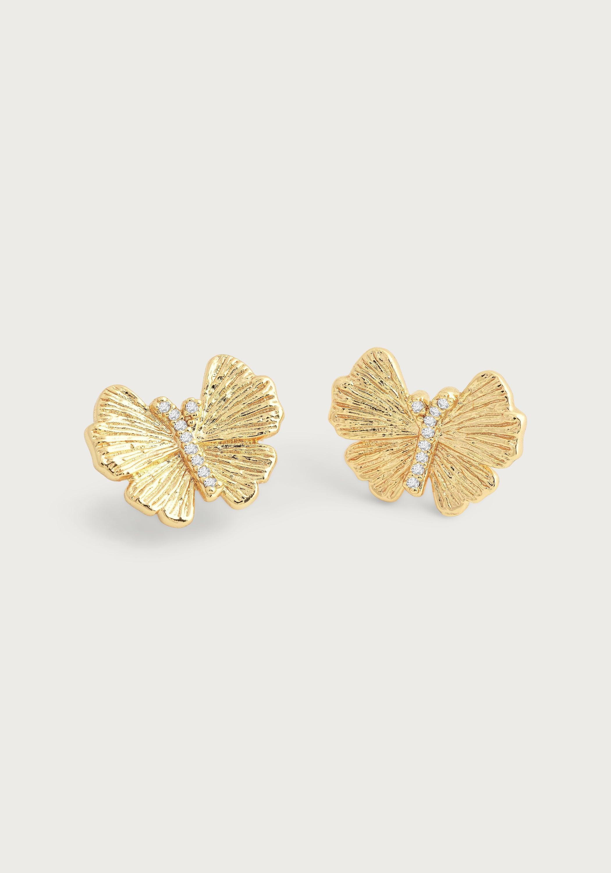 Butterfly Stud Earrings - Anabel Aram