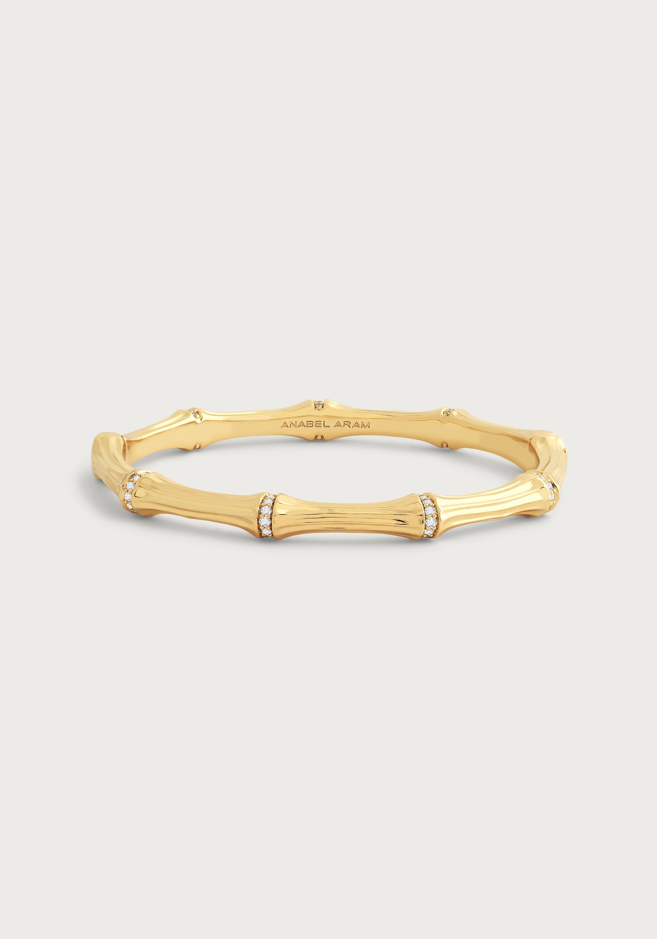 Bamboo Hinged Bangle – Anabel Aram