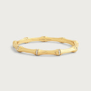 Bamboo Hinged Bangle - Anabel Aram