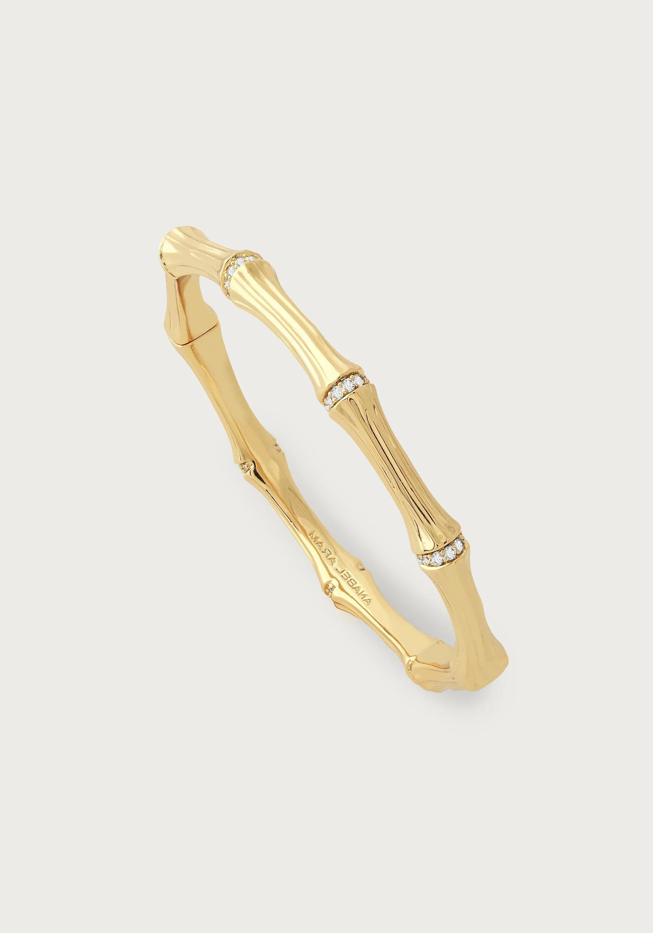 Bamboo Hinged Bangle - Anabel Aram