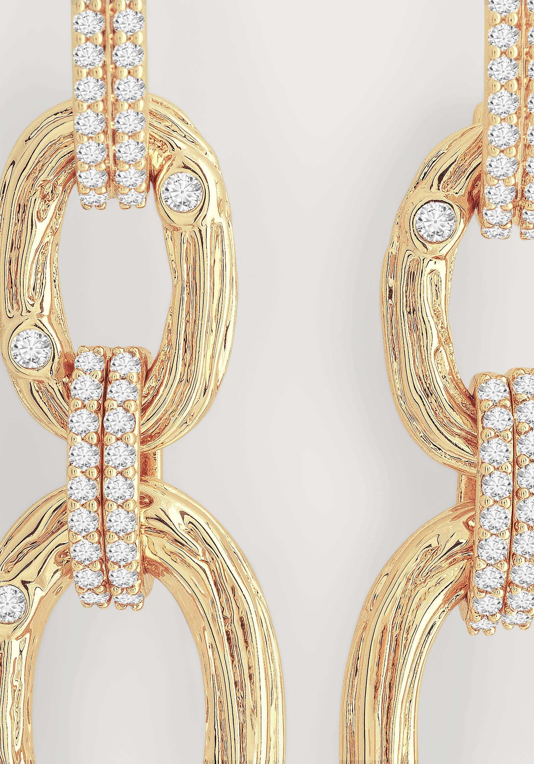 Enchanted Forest Chain Earrings - Anabel Aram