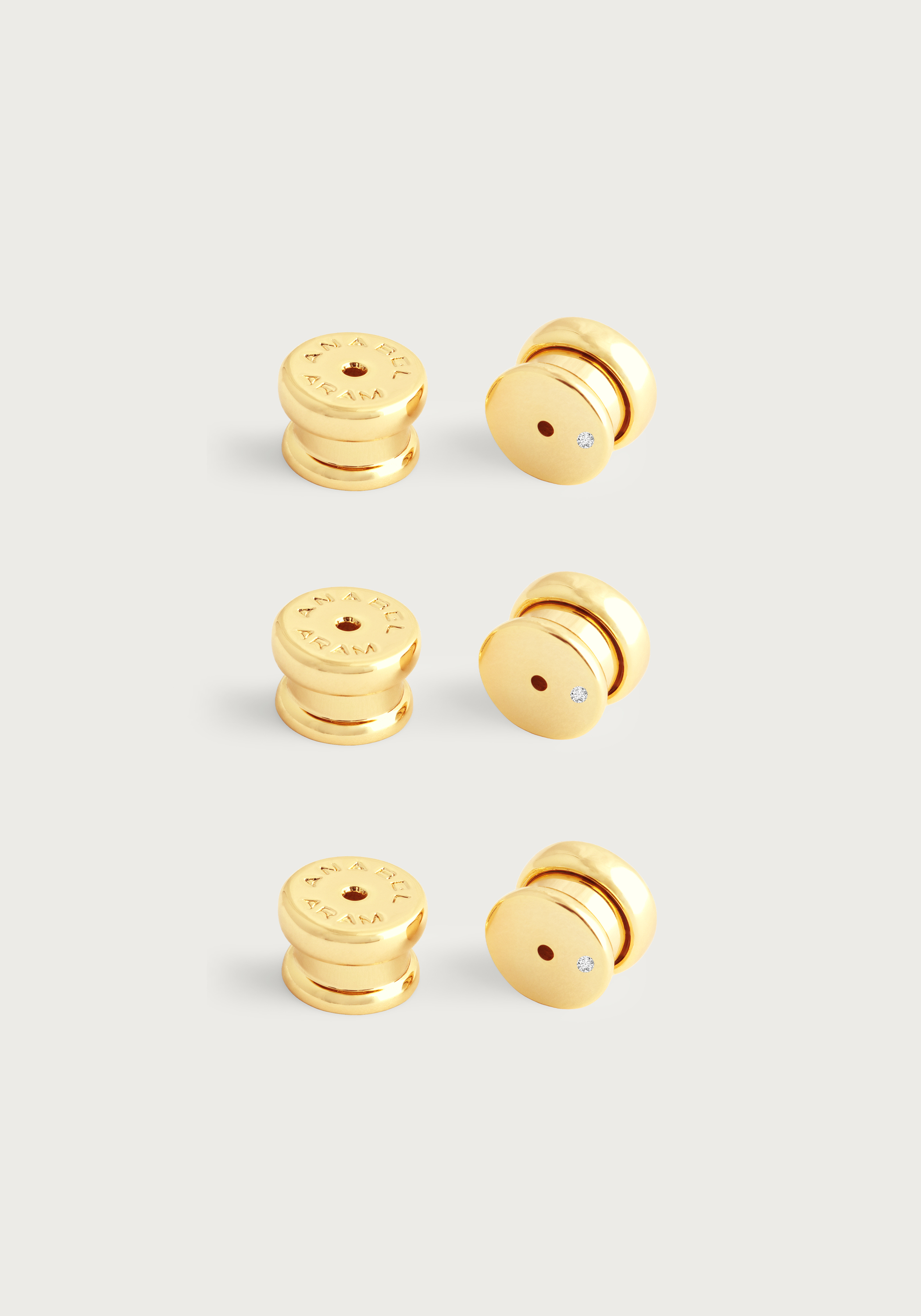 Anabel Aram Signature Earring Back Set (Set/3)