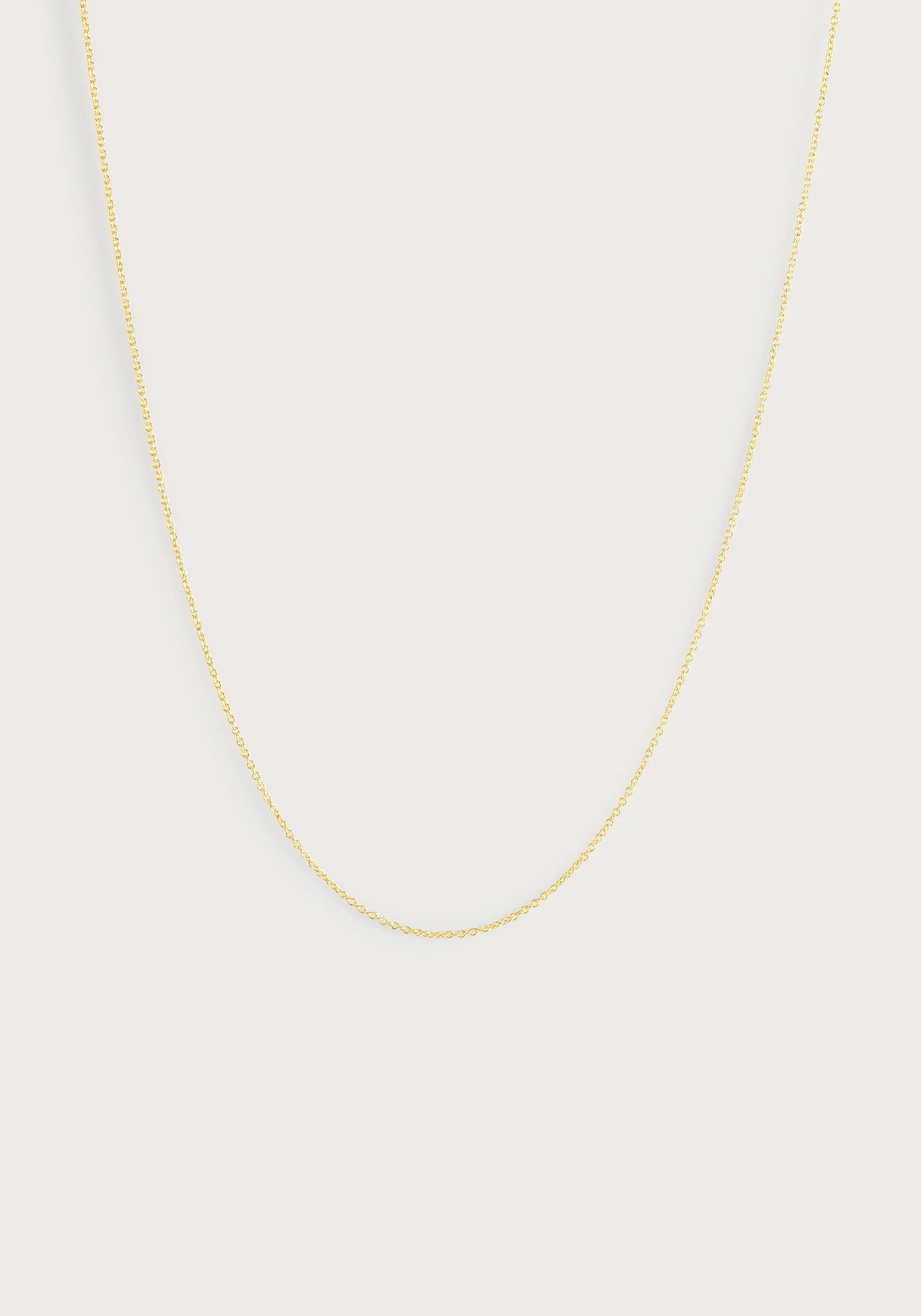 Simple Chain Necklace, Gold