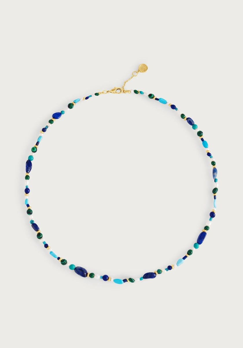アクセサリー Gian Paolo Fantoni BEADS NECKLACE Milos Beaded Necklace, Cool - Anabel Aram