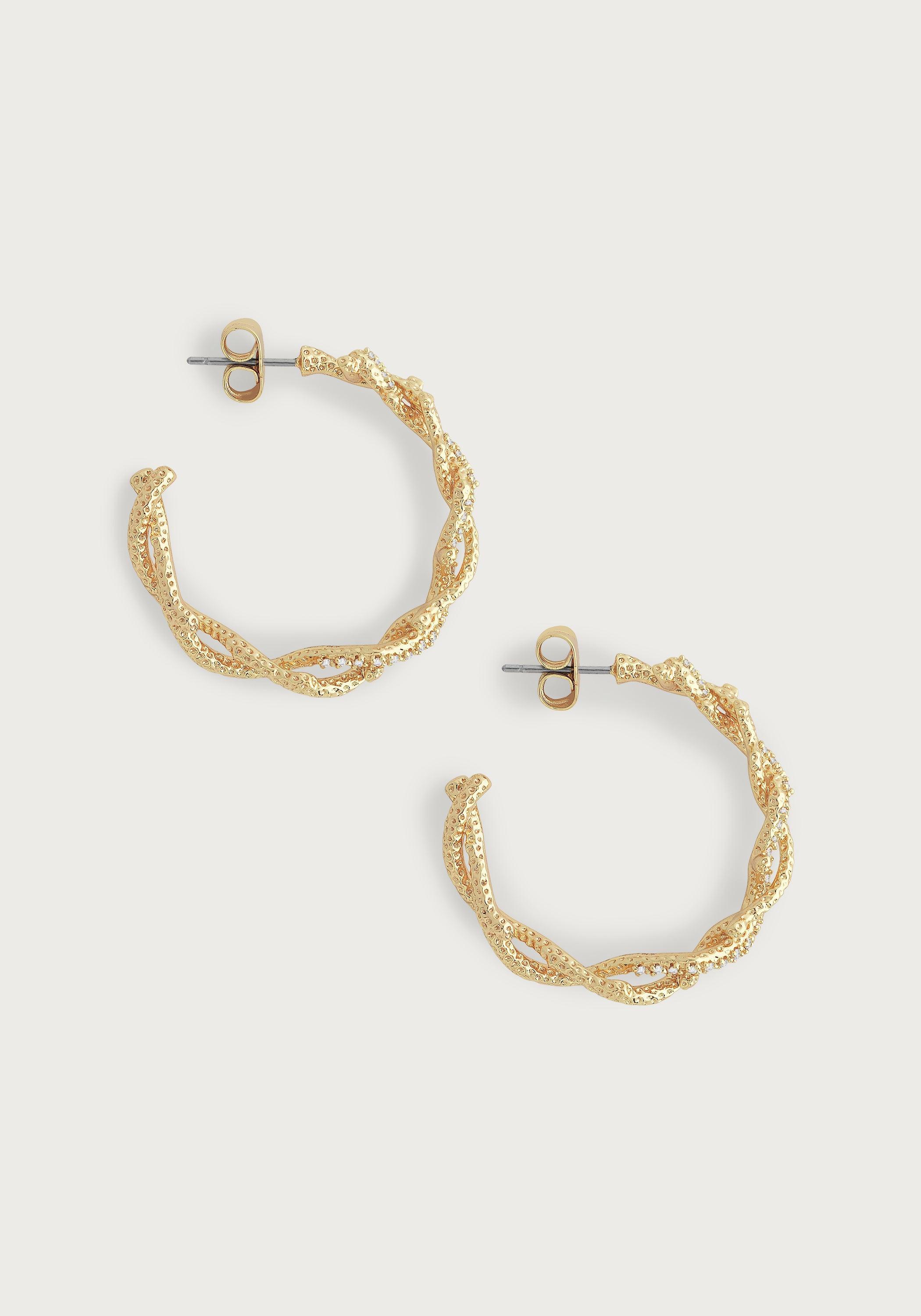 Coral Hoop Earrings - Anabel Aram