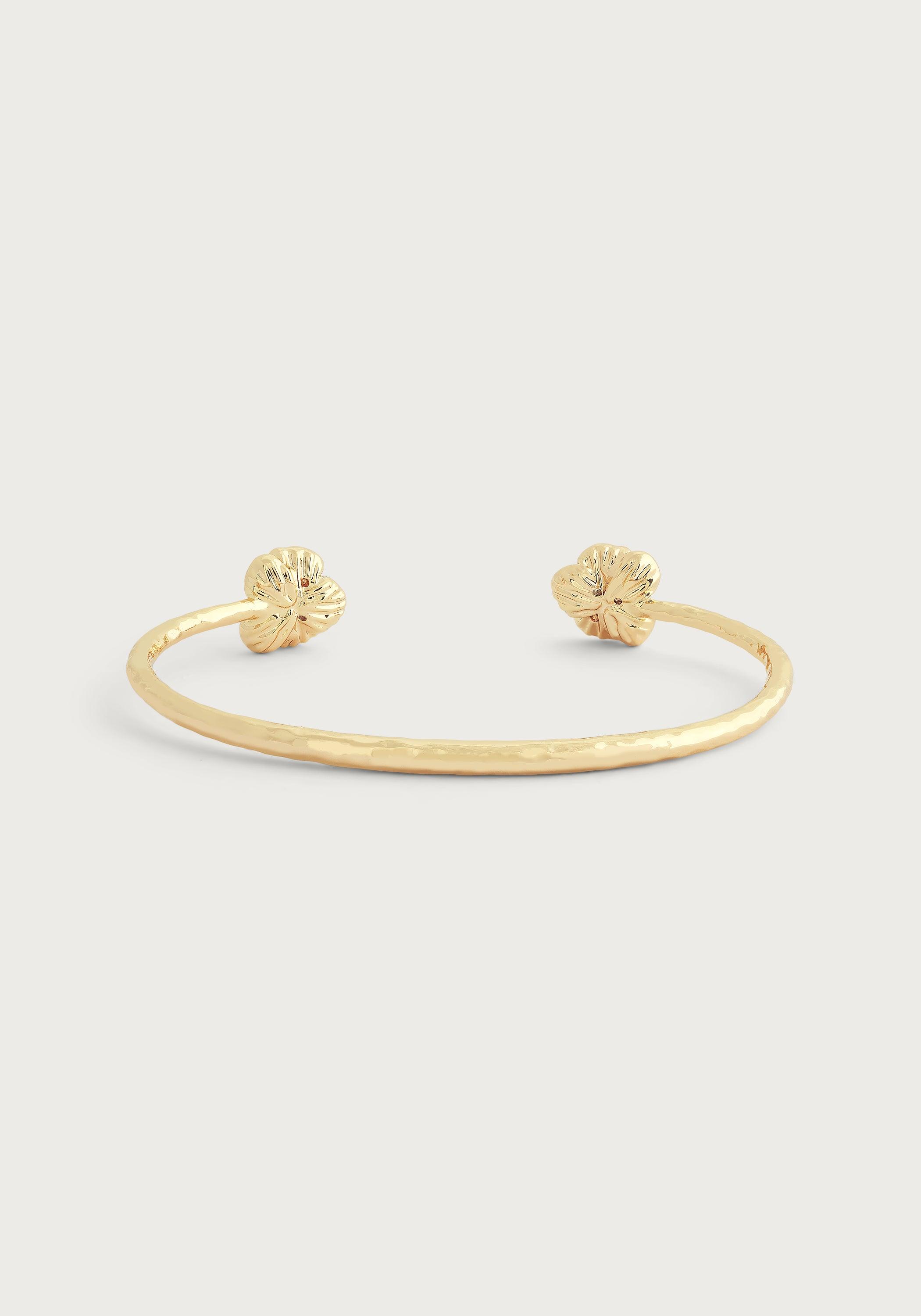 Orchid Gold Bangle - Anabel Aram