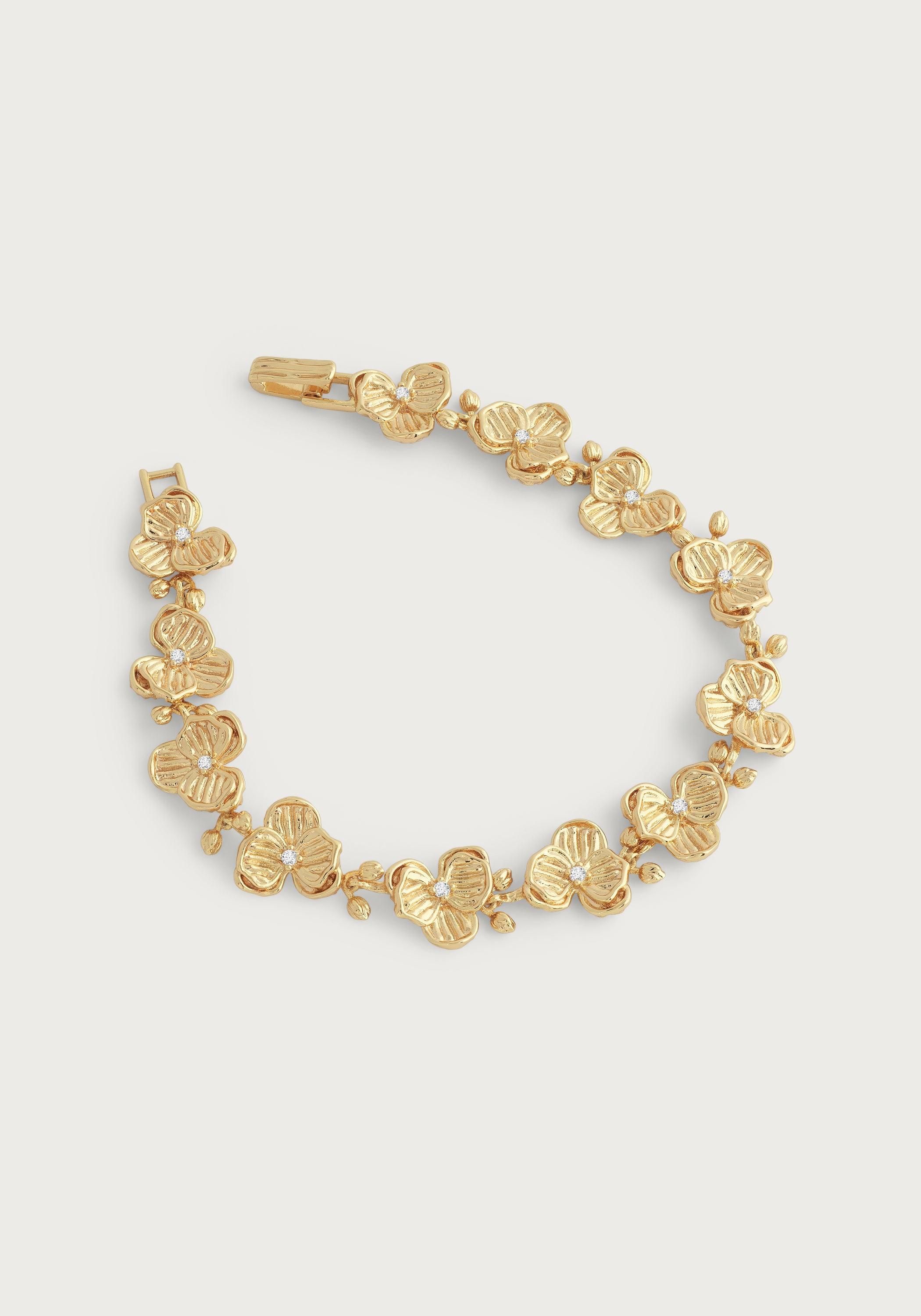 Orchid Link Bracelet - Anabel Aram