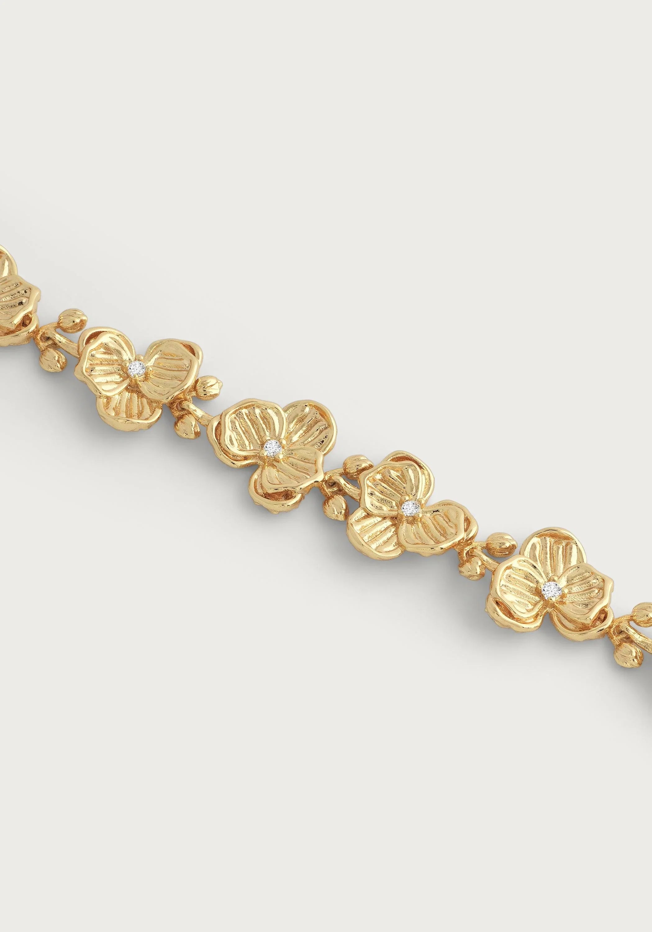 Orchid Link Bracelet - Anabel Aram