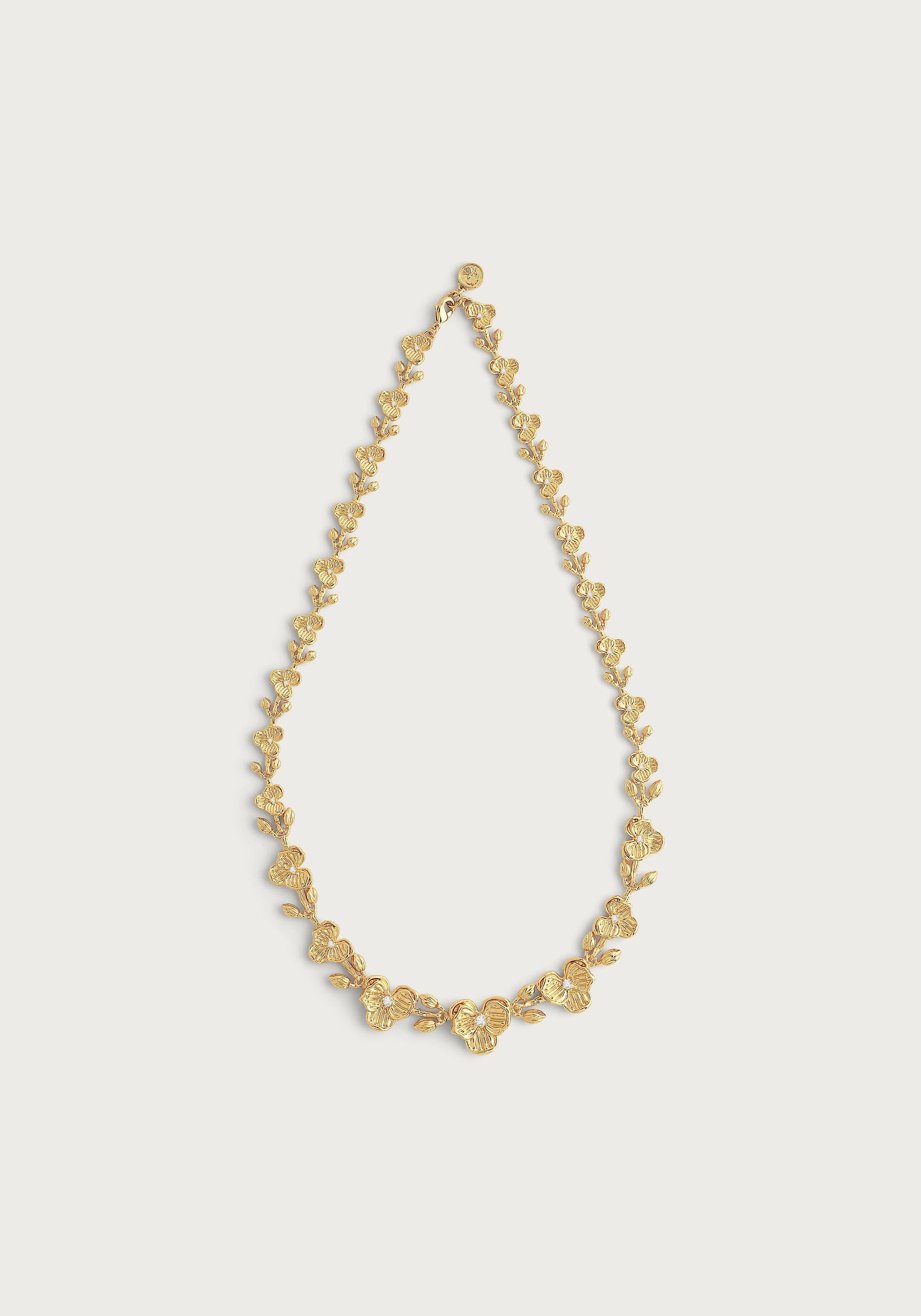 Orchid Link Necklace - Anabel Aram