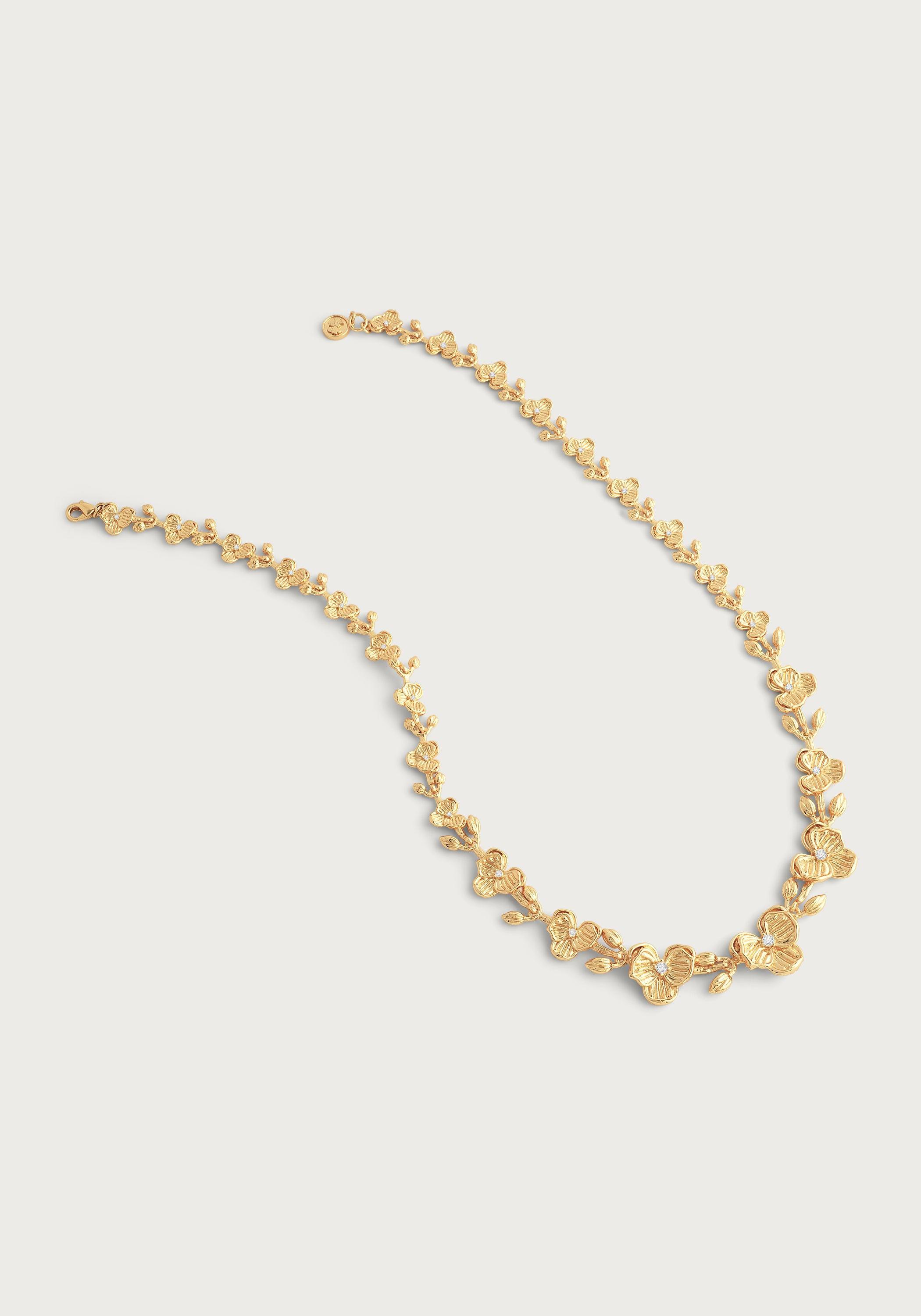 Orchid Link Necklace - Anabel Aram