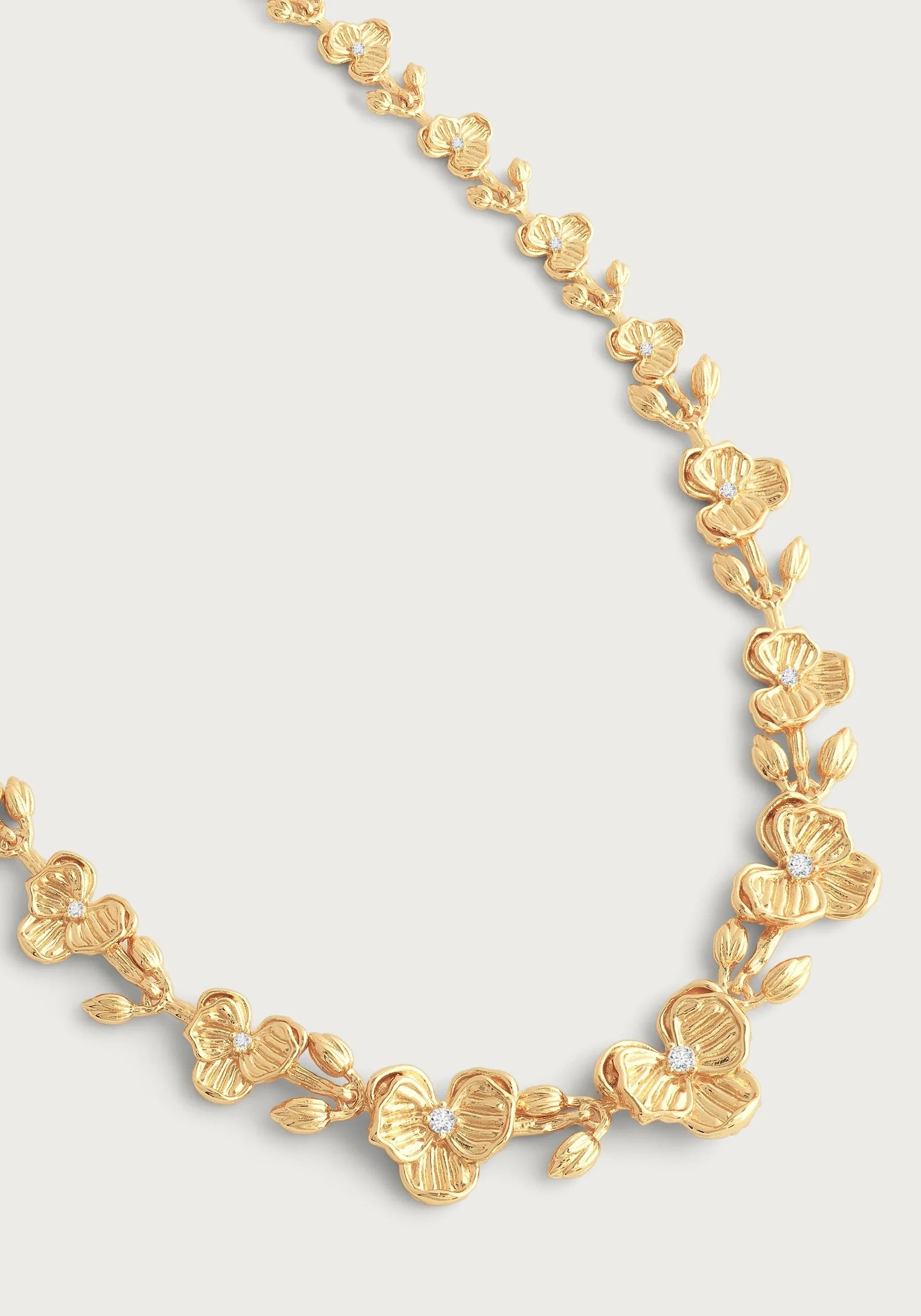 Orchid Link Necklace - Anabel Aram