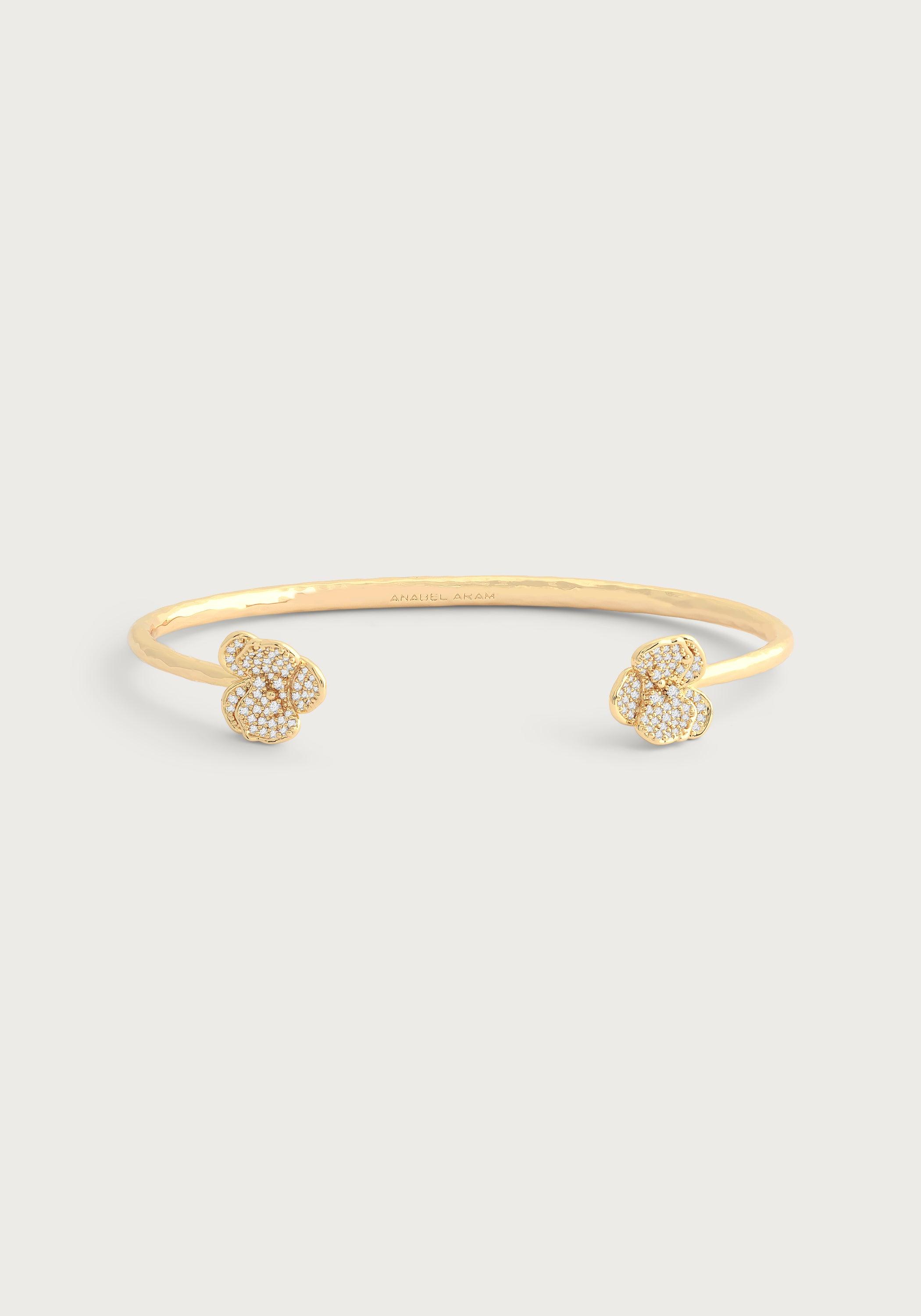 Orchid Pave Bangle - Anabel Aram