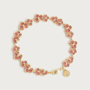 Orchid Pink Pavé Tennis Bracelet