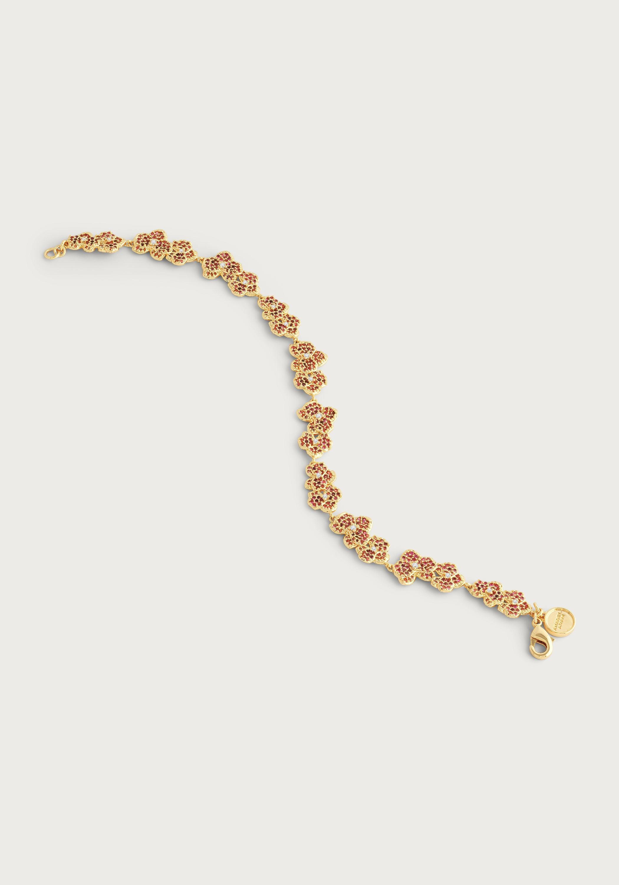 Orchid Pave Tennis Bracelet - Anabel Aram