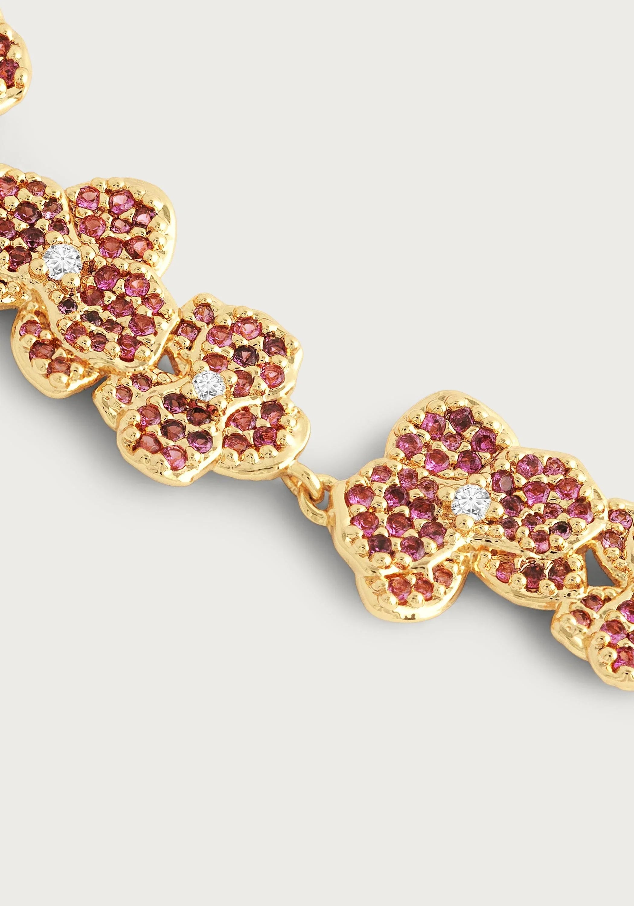 Orchid Pave Tennis Bracelet - Anabel Aram