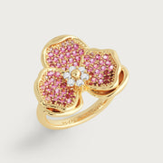 Orchid Pink Pavé Ring