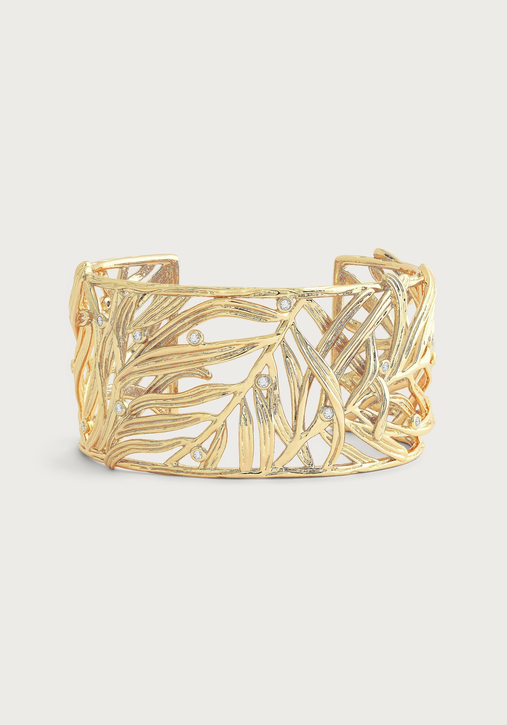 Palm Leaves Cuff - Anabel Aram