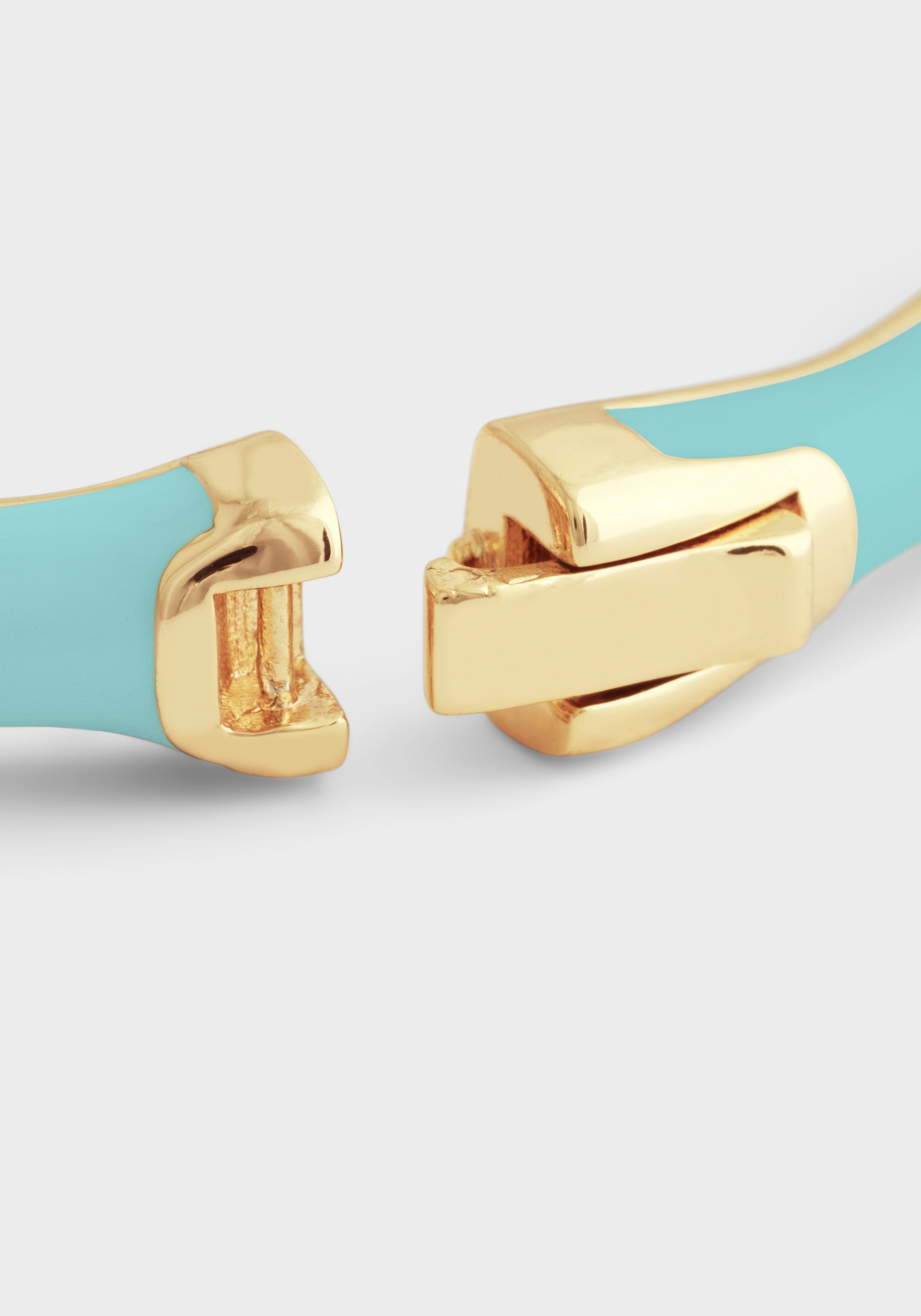 Bamboo Enameled Hinged Bangle