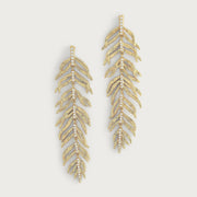 Palm Leaves Dangle Earrings - Anabel Aram