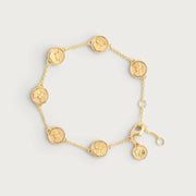 Butterfly Coin Charm Bracelet - Anabel Aram