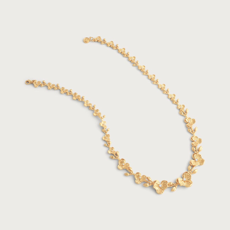 Orchid Link Necklace - Anabel Aram