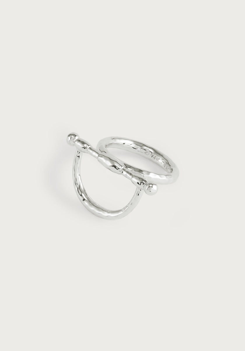 Cheval Bit Ring, Silver - Anabel Aram