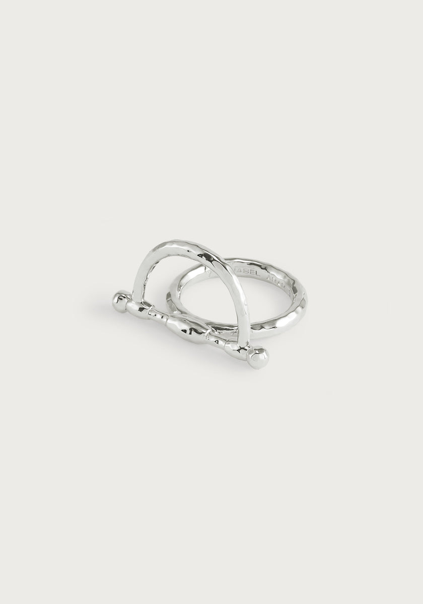 Cheval Bit Ring, Silver - Anabel Aram