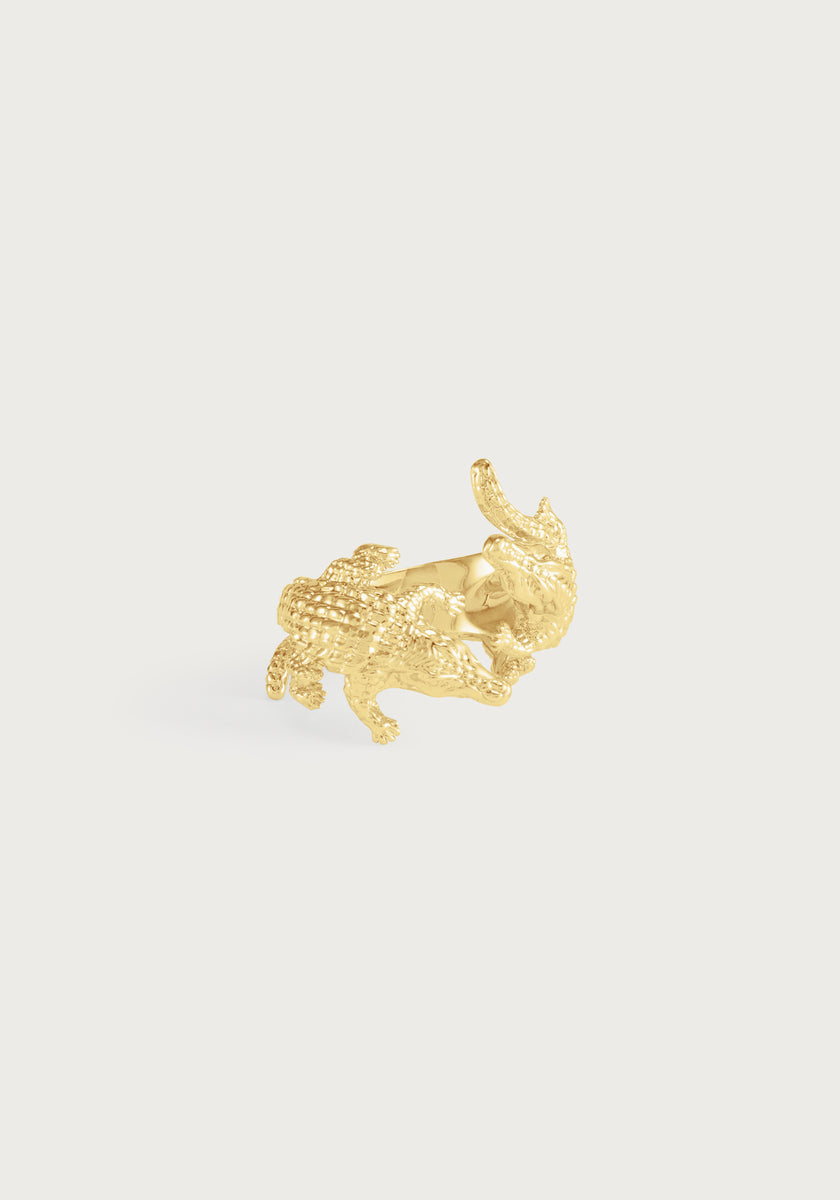 Safari Alligator Ring