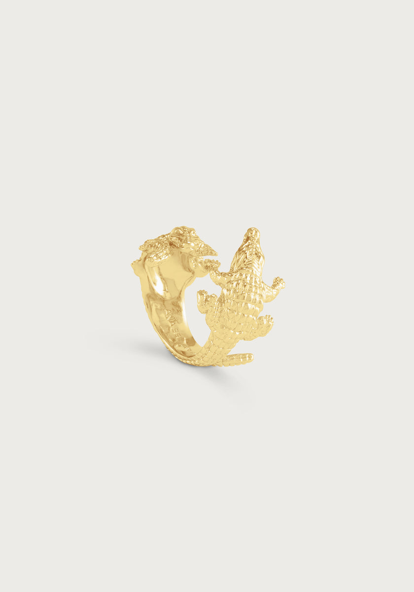 Safari Alligator Ring