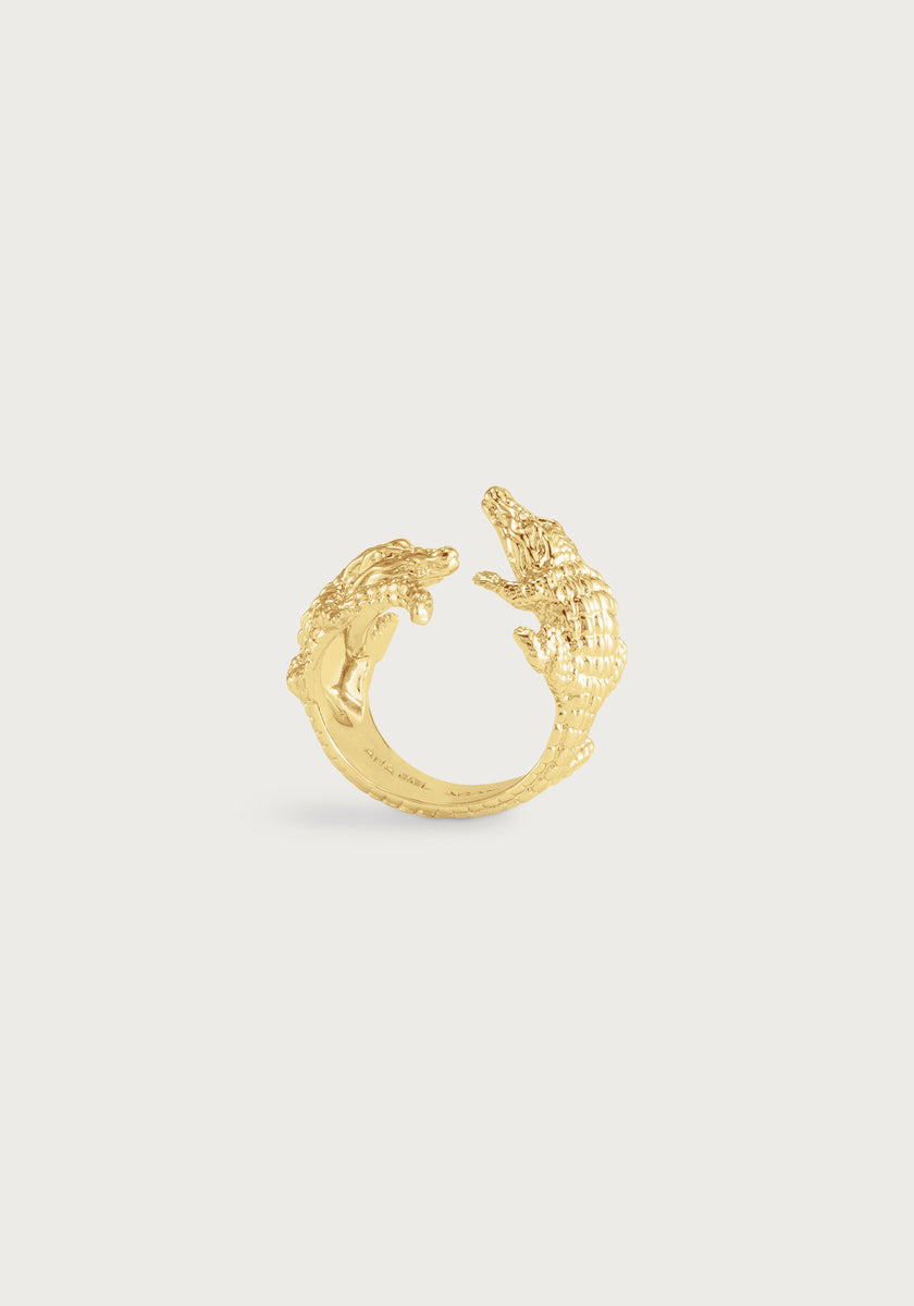 Safari Alligator Ring