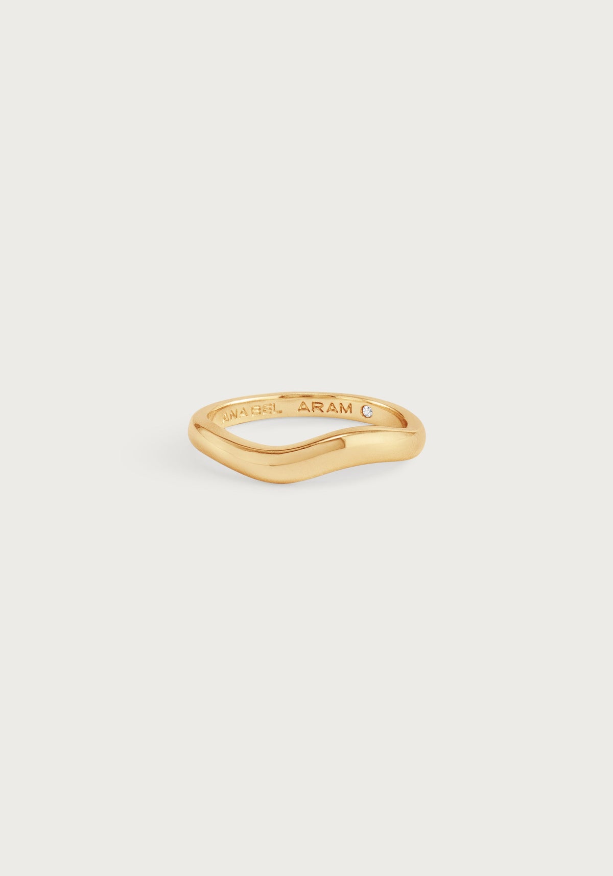 River Wave Ring, Gold
