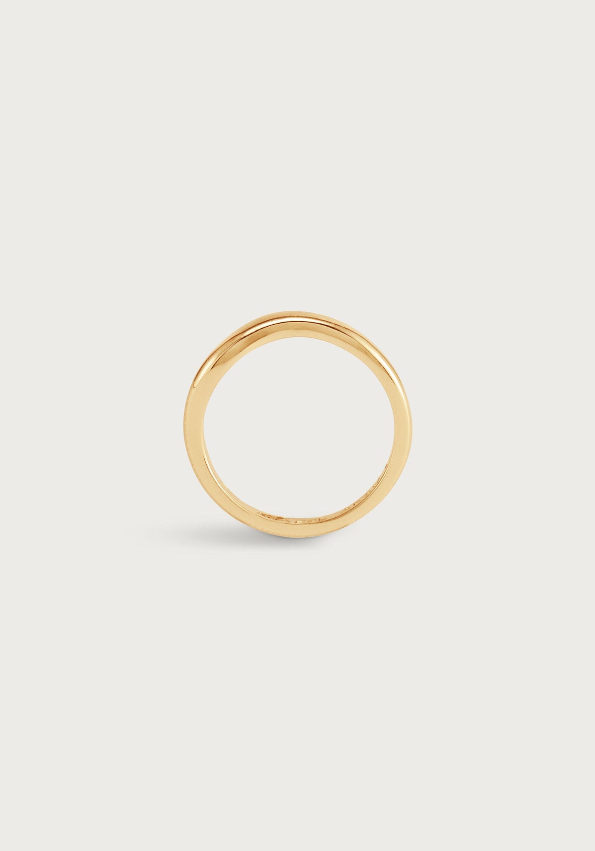 River Wave Ring, Gold