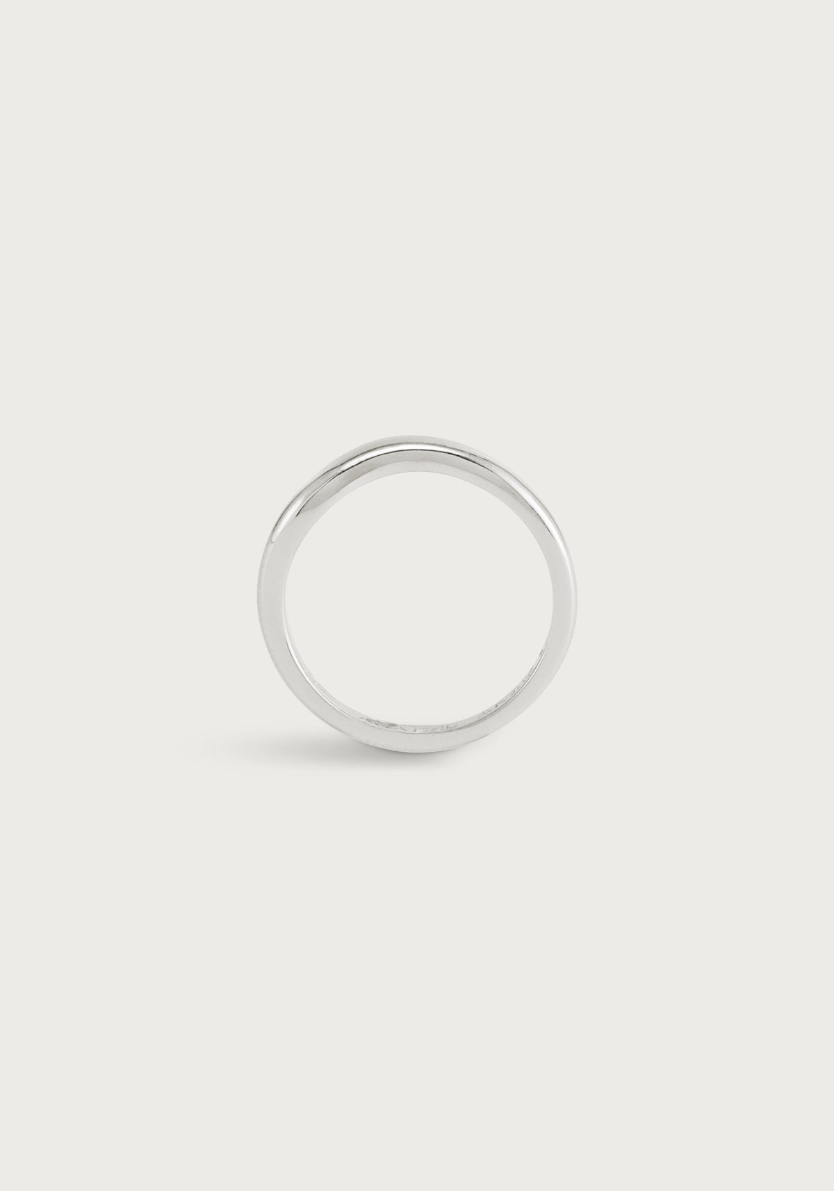 River Wave Ring, Silver