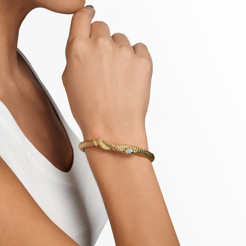 Serpent Hinged Bangle