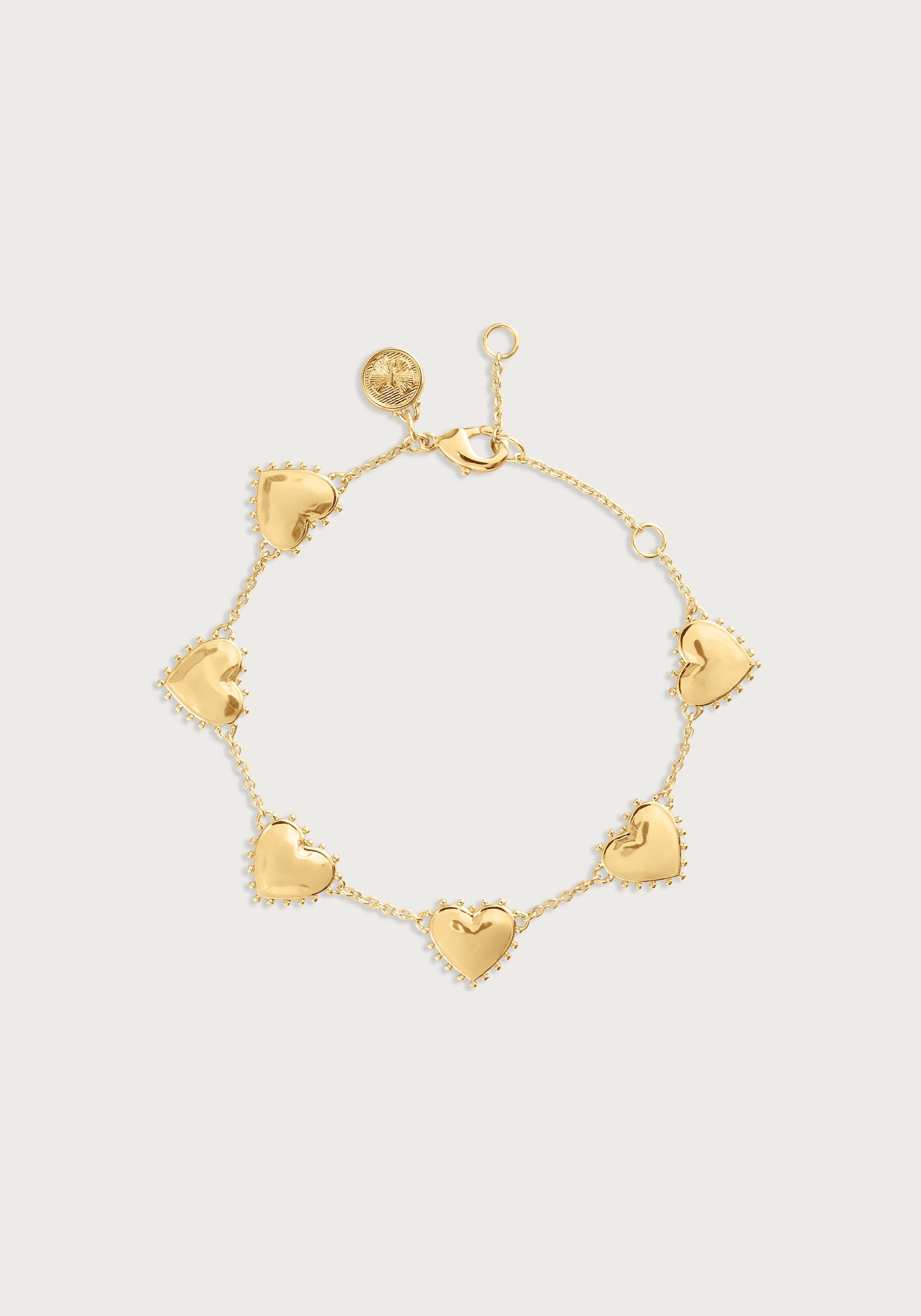 Heart Station Bracelet - Anabel Aram