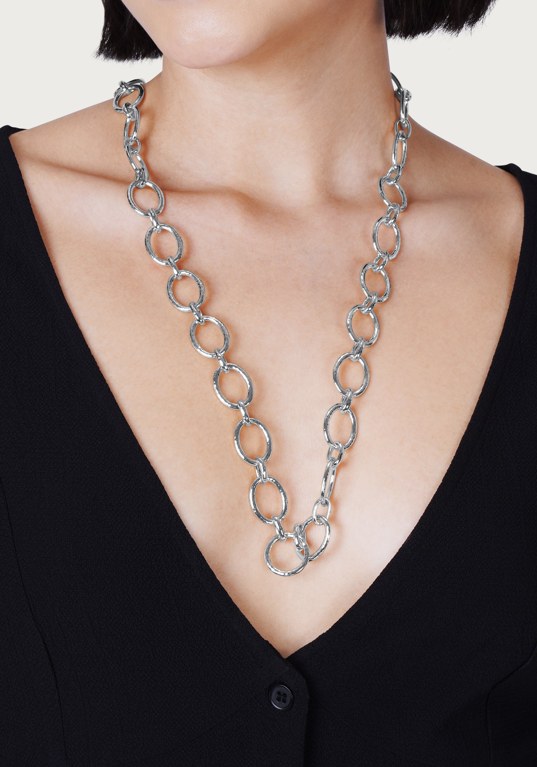 Cheval Chain Necklace, Silver