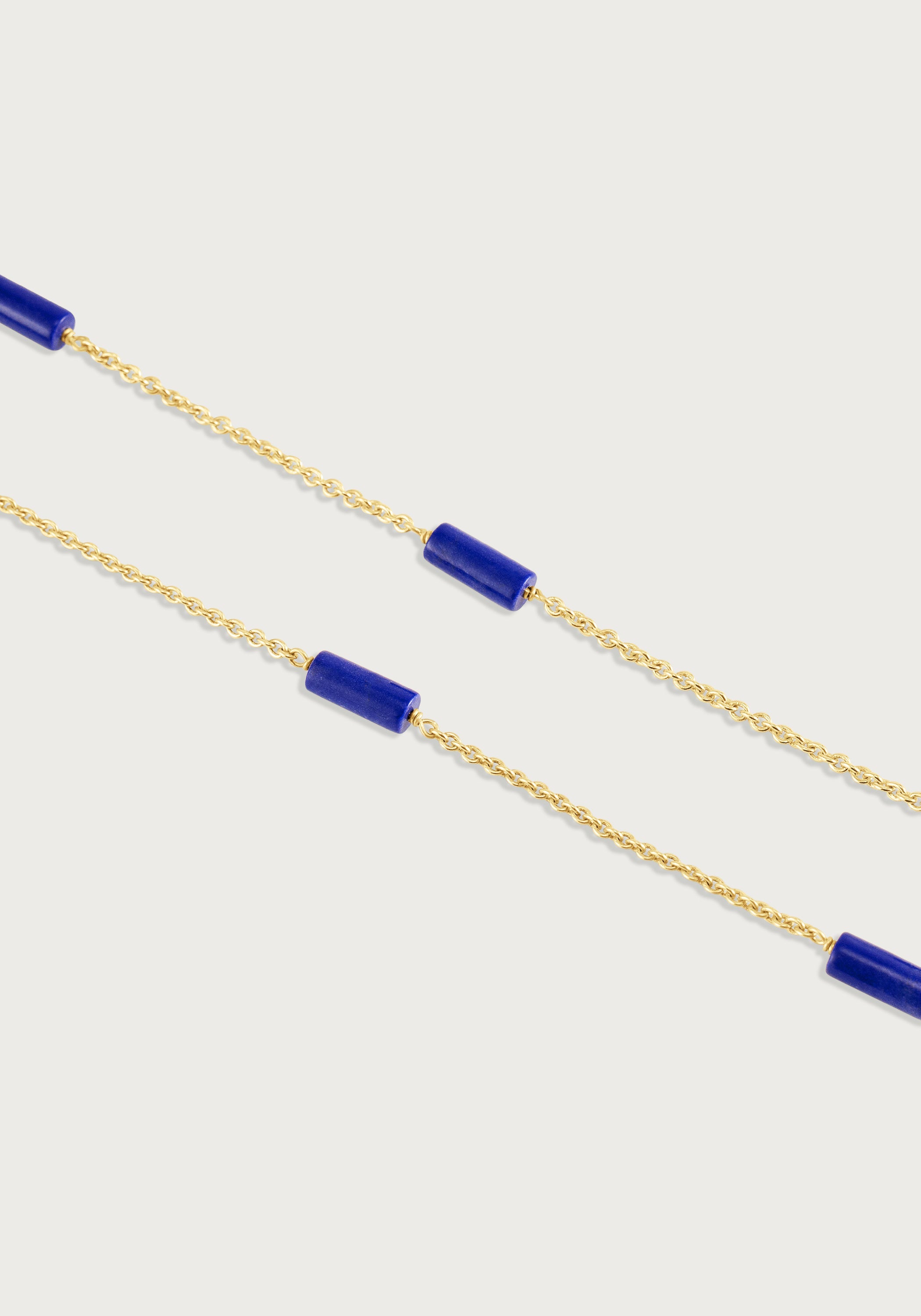 Forza Long Lapis Chain Necklace – Anabel Aram